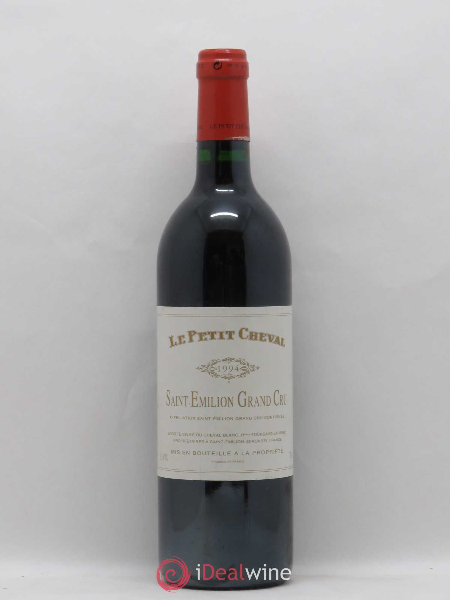 Le Petit Cheval Second Vin 1994 - Lot de 1 bouteille - 0