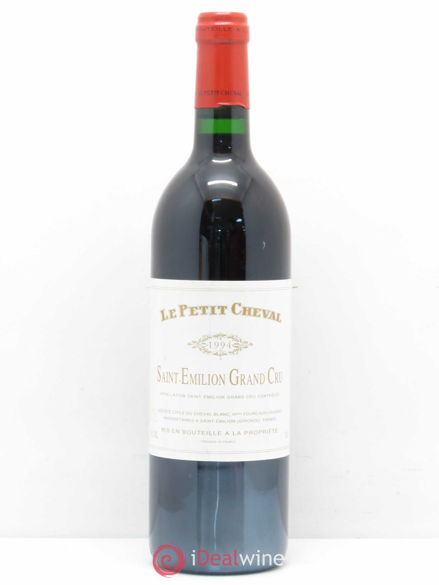 Le Petit Cheval Second Vin 1994 - Lot de 1 bouteille - 0