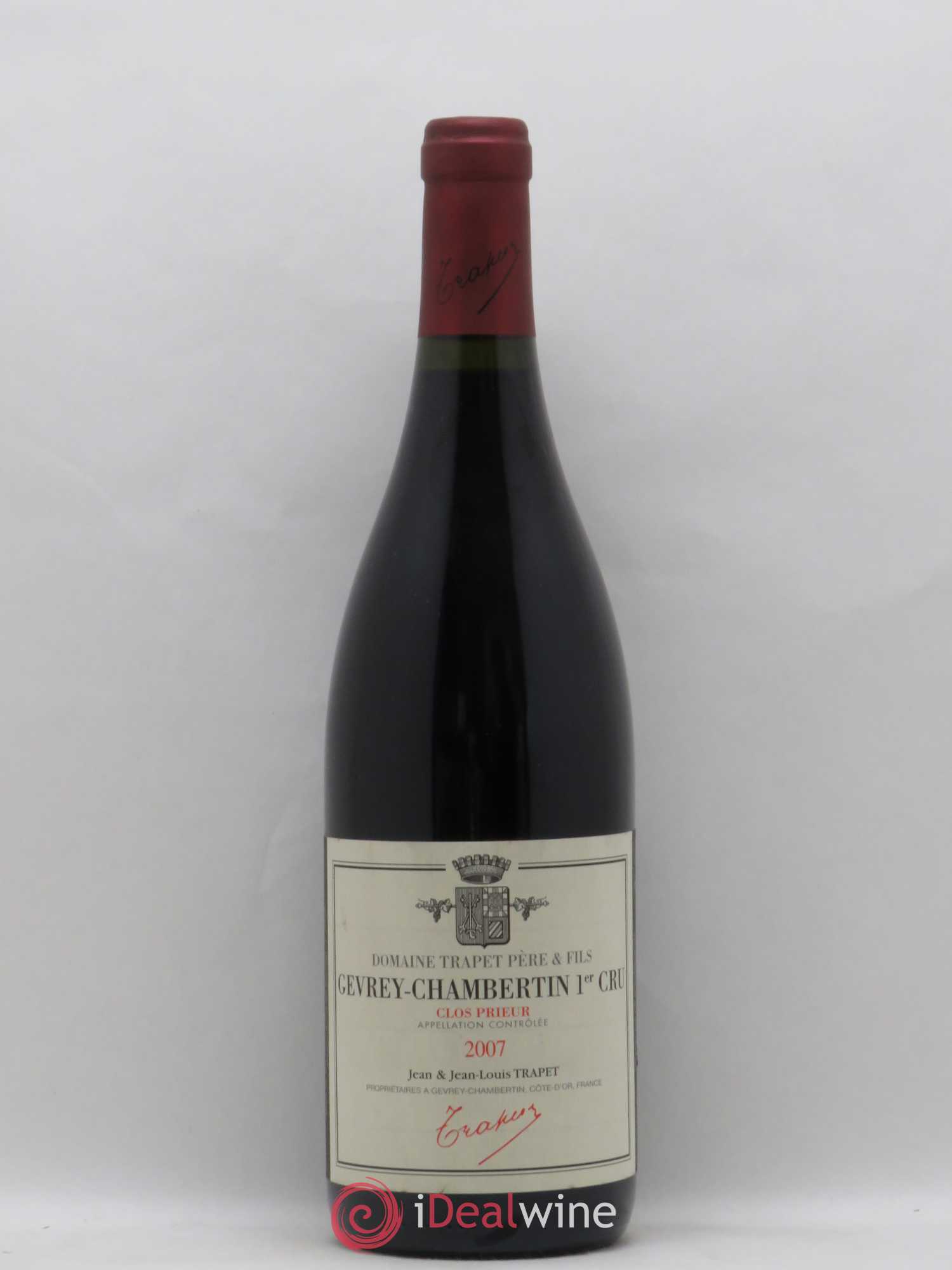 Gevrey-Chambertin 1er Cru Clos Prieur Domaine Trapet 2007 - Lot de 1 bouteille - 0