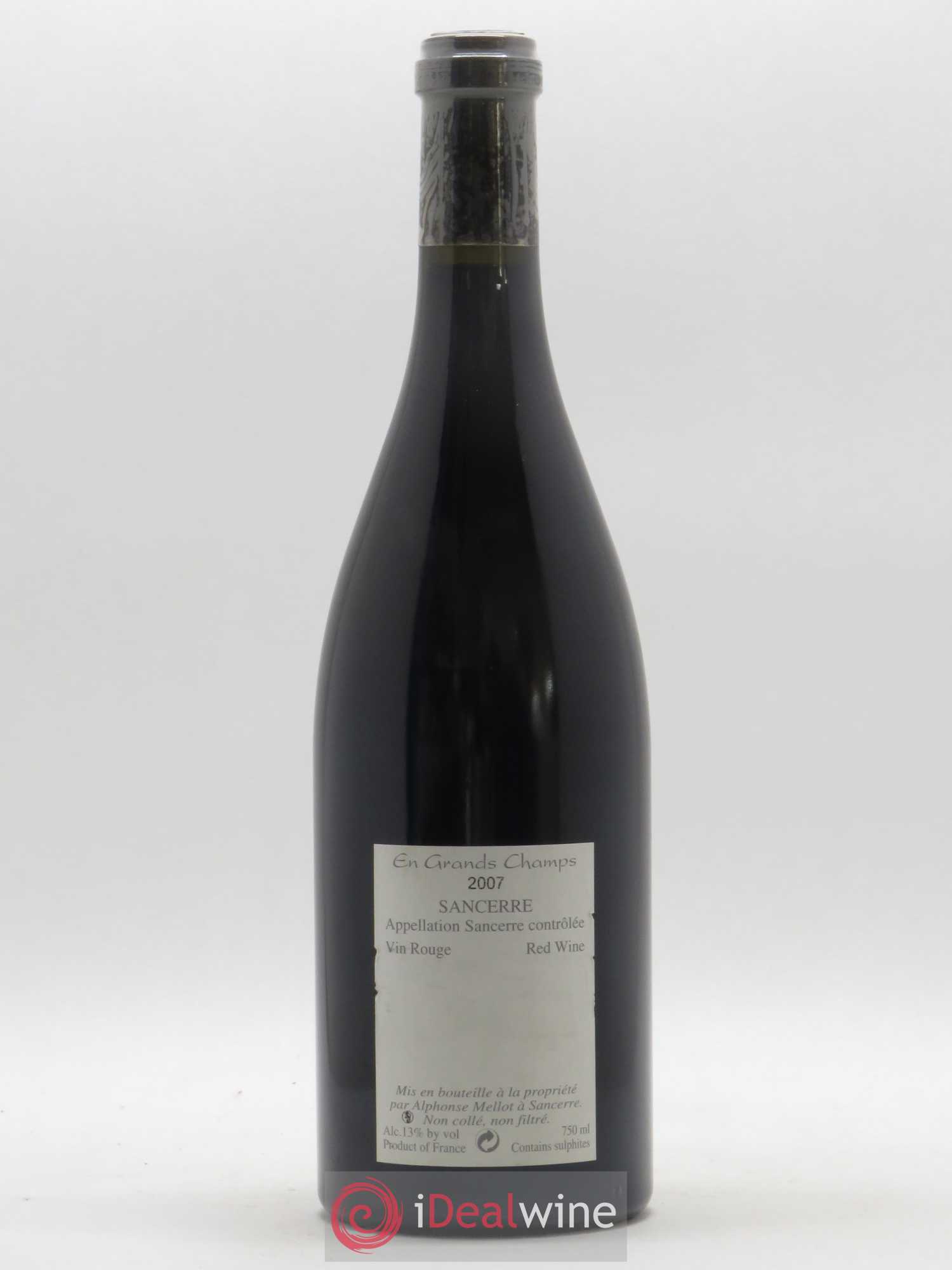 Sancerre En Grands Champs Alphonse Mellot 2007 - Lot de 1 bouteille - 1