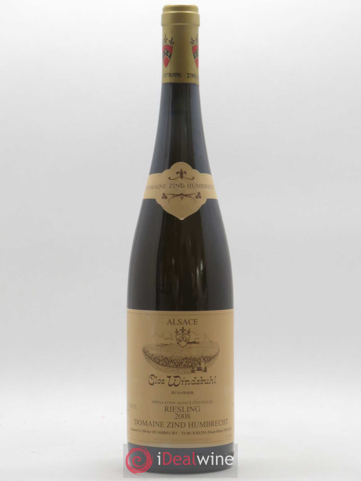 Alsace Riesling Clos Windsbuhl Zind-Humbrecht (Domaine) 2008 - Lot de 1 bouteille - 0