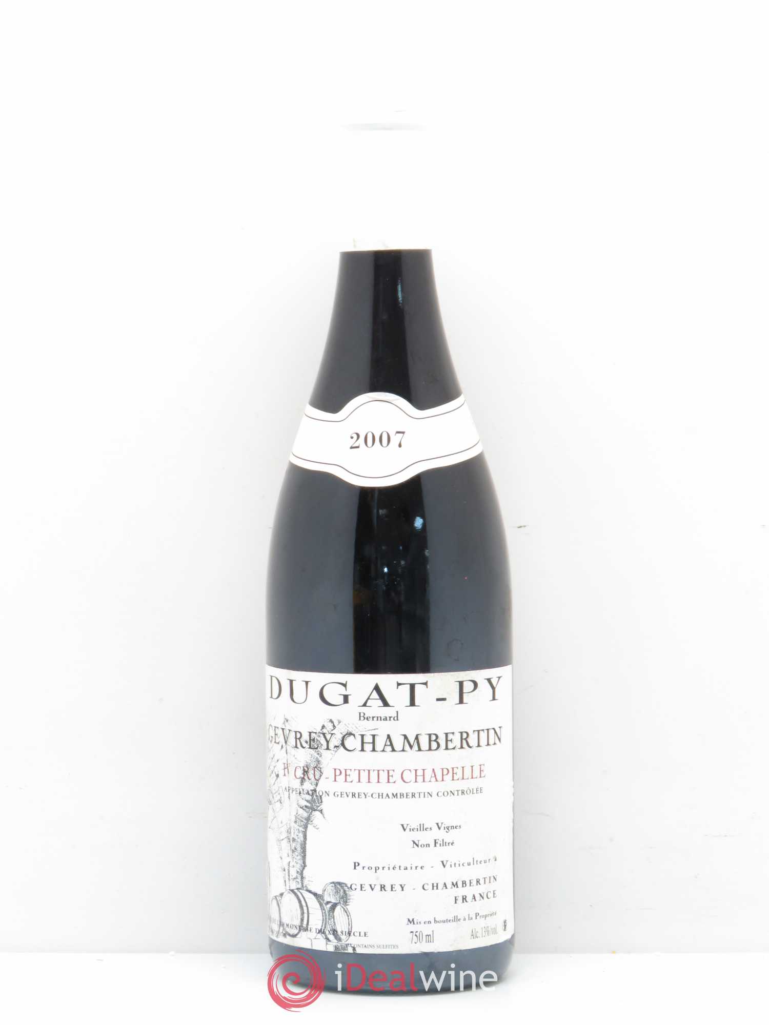 Gevrey-Chambertin 1er Cru Petite Chapelle Vieilles Vignes Dugat-Py 2007 - Lot de 1 bouteille - 0