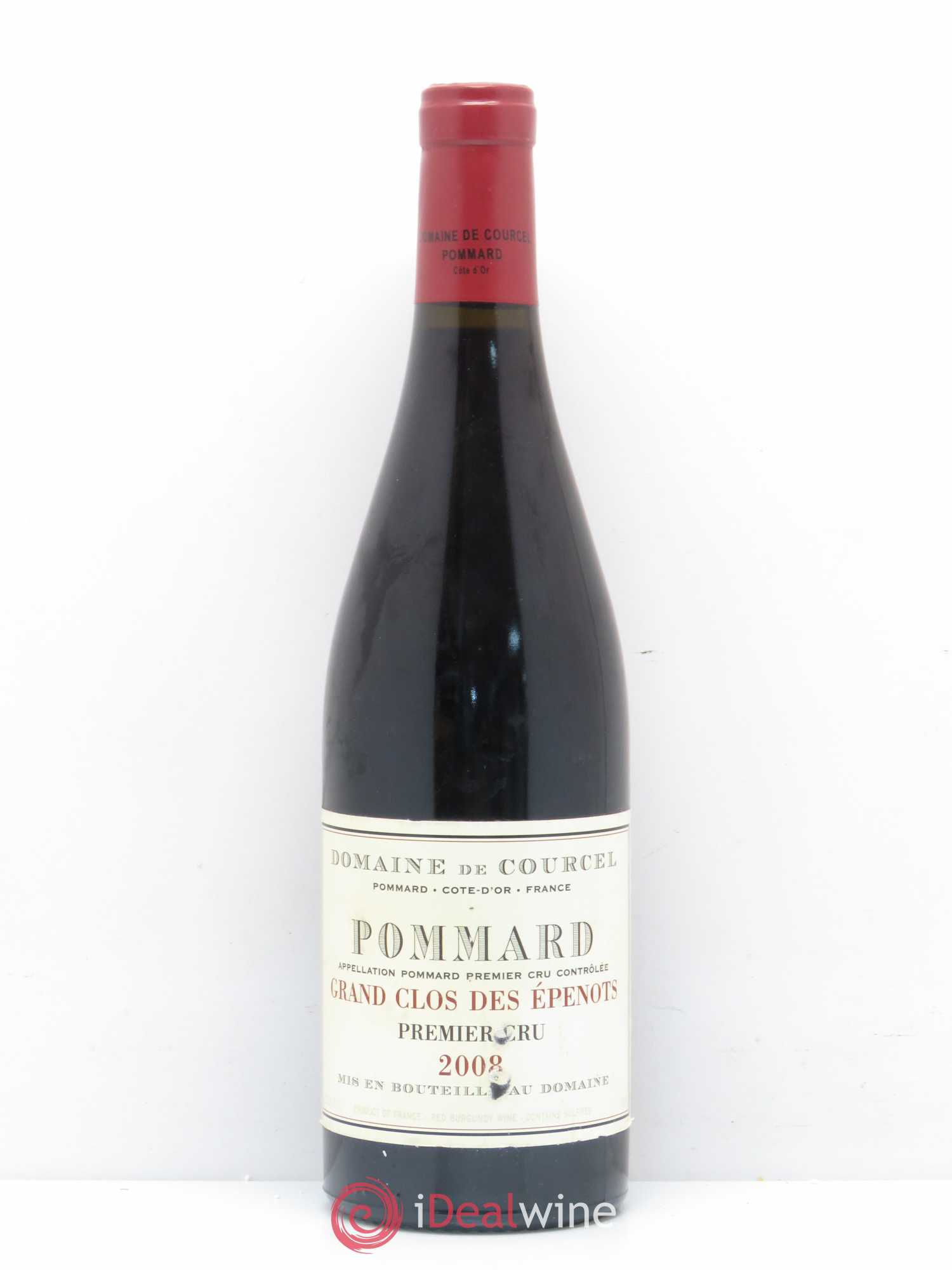 Pommard 1er Cru Grand Clos des Epenots de Courcel (Domaine) 2008 - Lot de 1 bouteille - 0