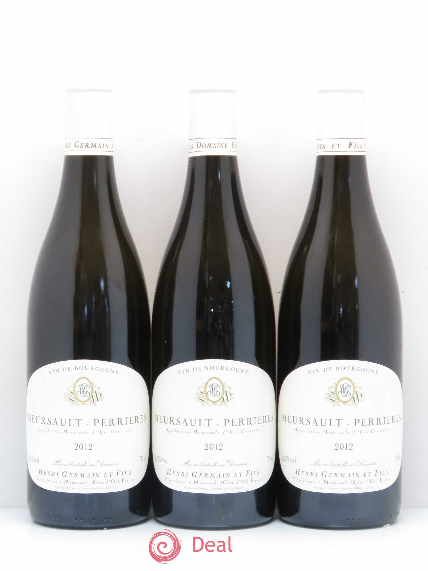 Meursault 1er Cru Perrières Henri Germain 2012 - Posten von 3 Flaschen - 0