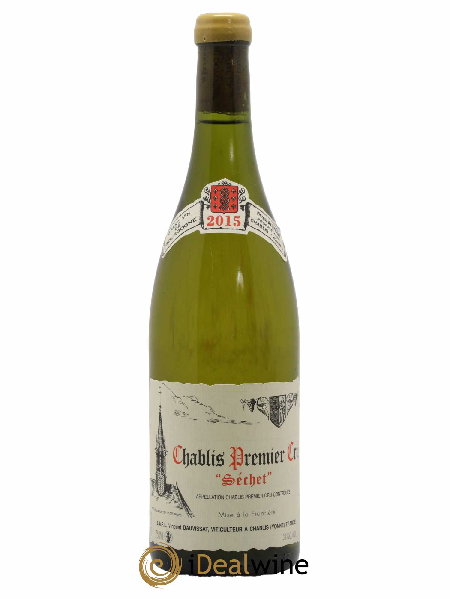 Chablis 1er Cru Séchet Vincent Dauvissat (Domaine) 2015 - Lot de 1 bouteille - 0