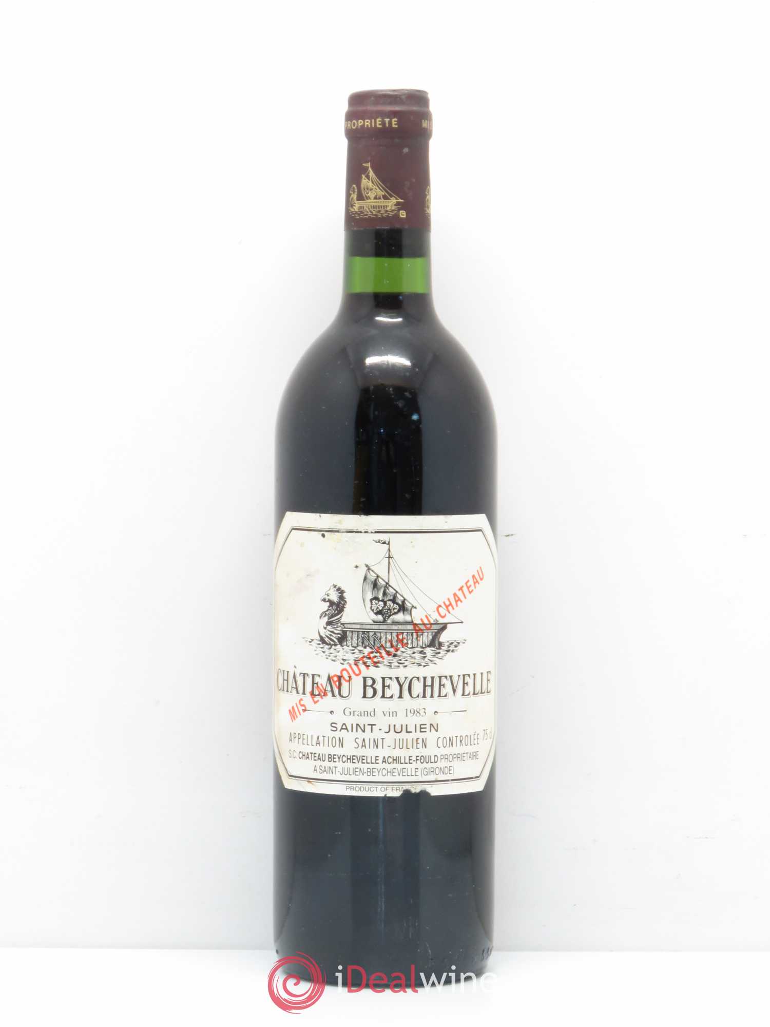 Château Beychevelle 4ème Grand Cru Classé 1983 - Lot de 1 bouteille - 0
