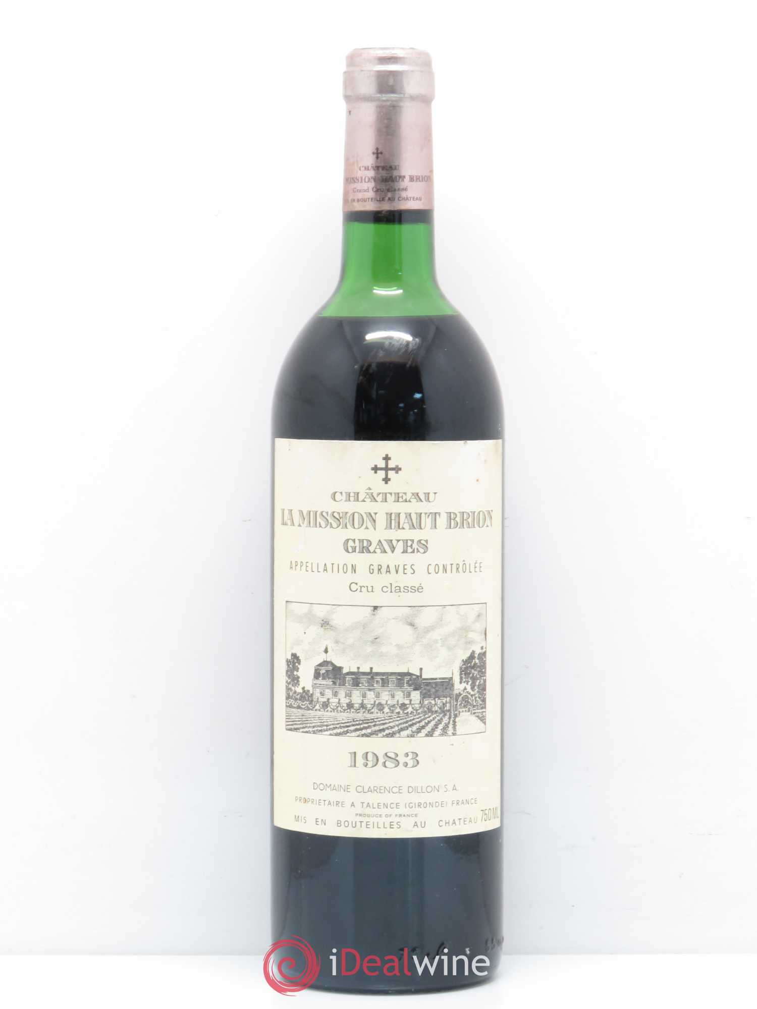 Château la Mission Haut-Brion Cru Classé de Graves 1983 - Lot de 1 bouteille - 0