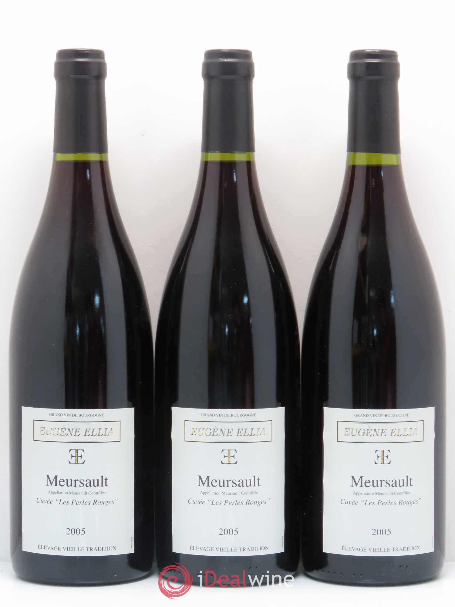 Meursault Perles Rouges Eugène Ellia 2005 - Posten von 3 Flaschen - 0