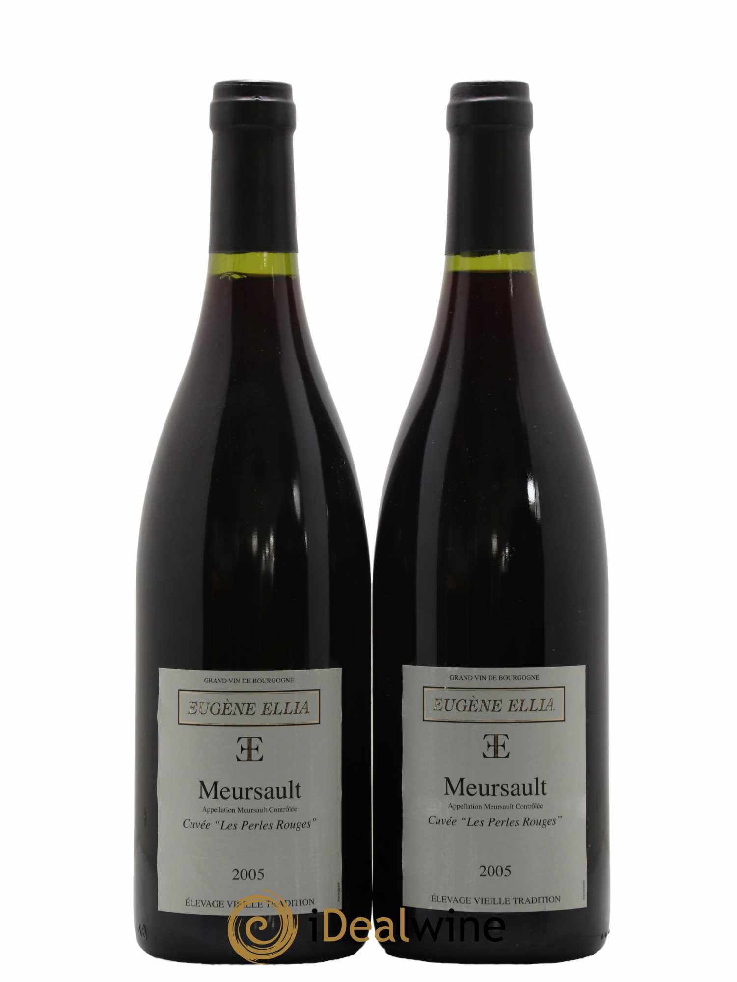 Meursault Les Perles Rouges Domaine Eugène Ellia 2005 - Lotto di 2 bottiglie - 0