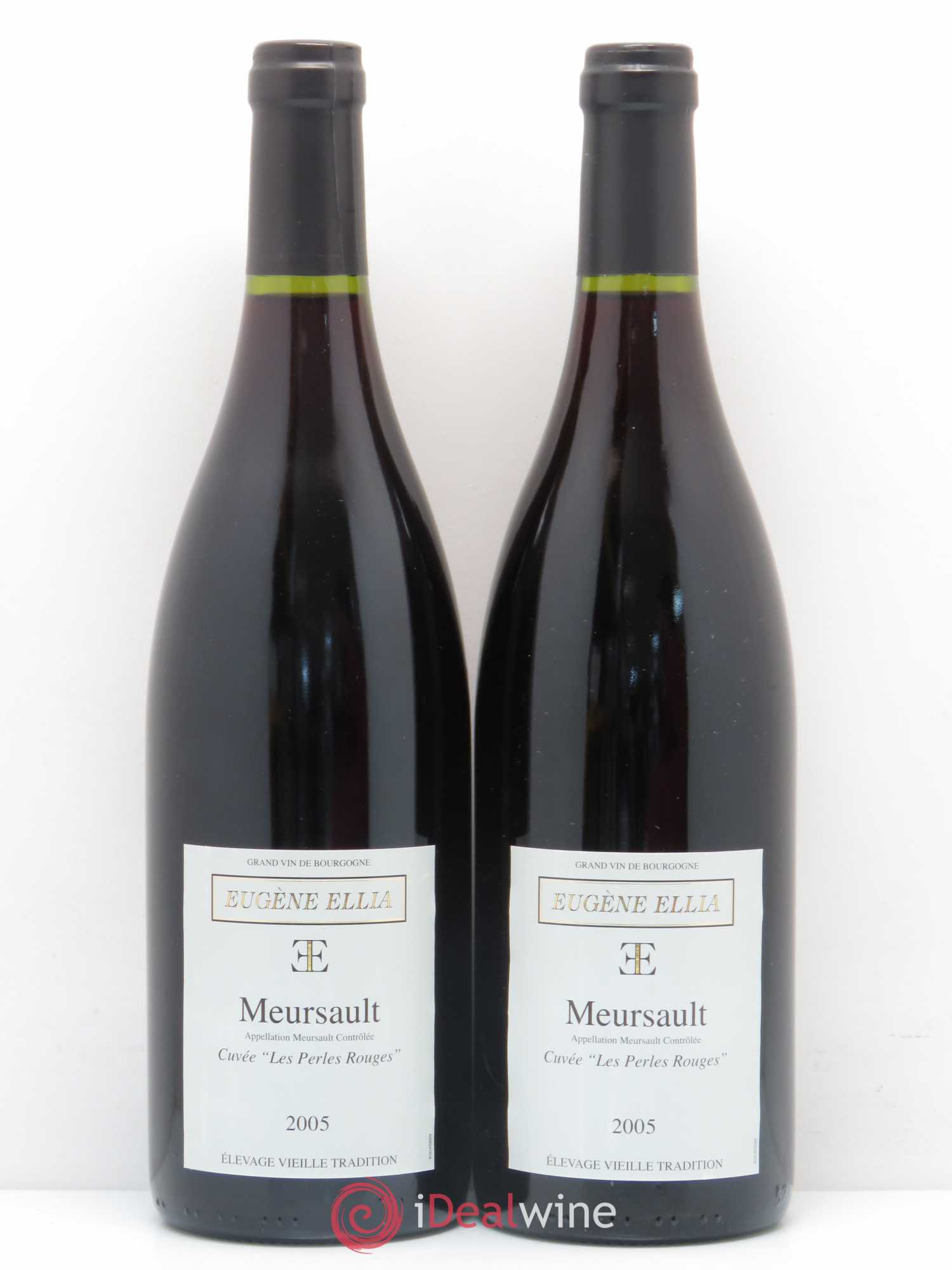 Meursault Perles Rouges Eugène Ellia 2005 - Posten von 2 Flaschen - 0