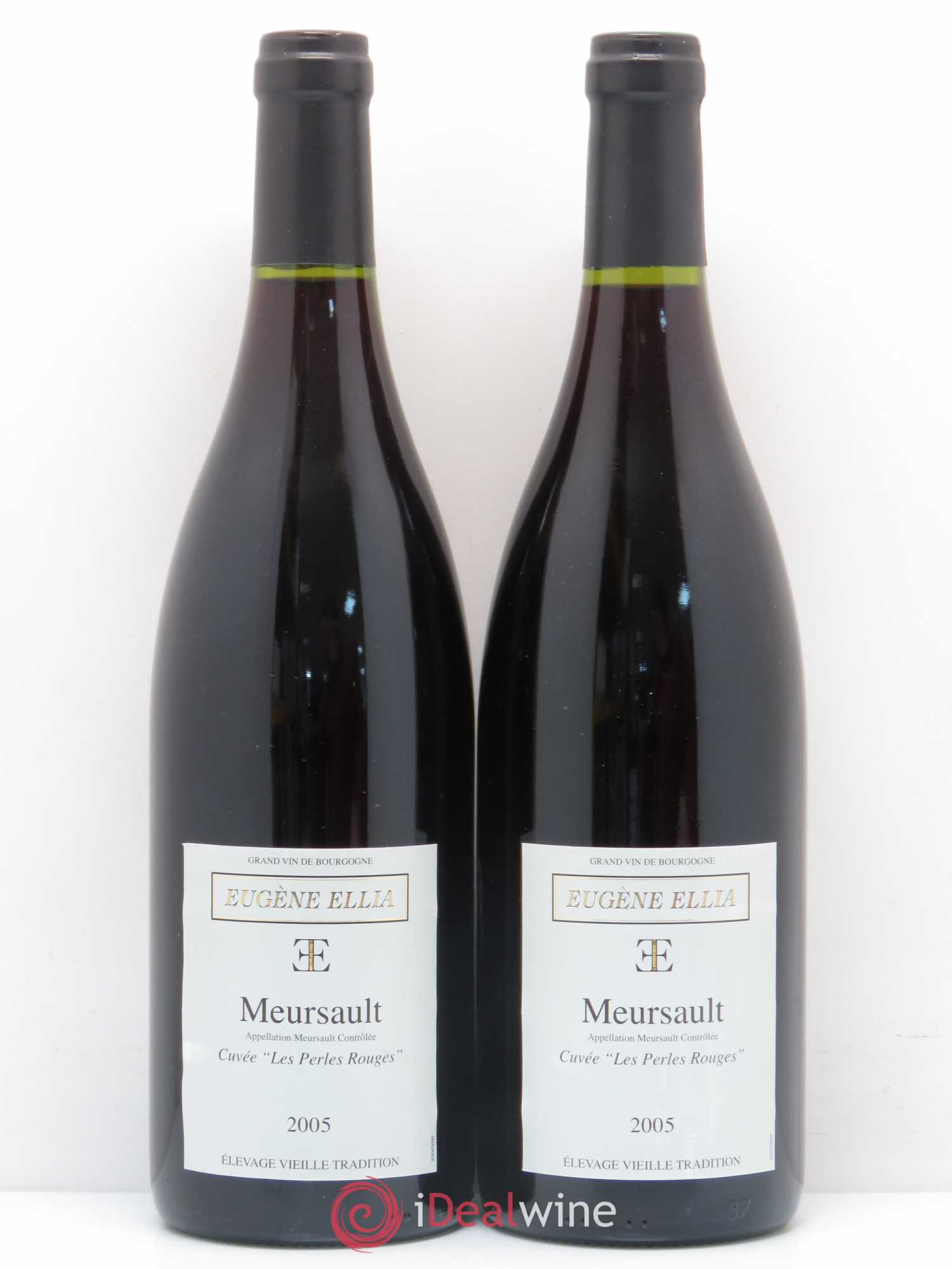 Meursault Perles Rouges Eugène Ellia 2005 - Posten von 2 Flaschen - 0
