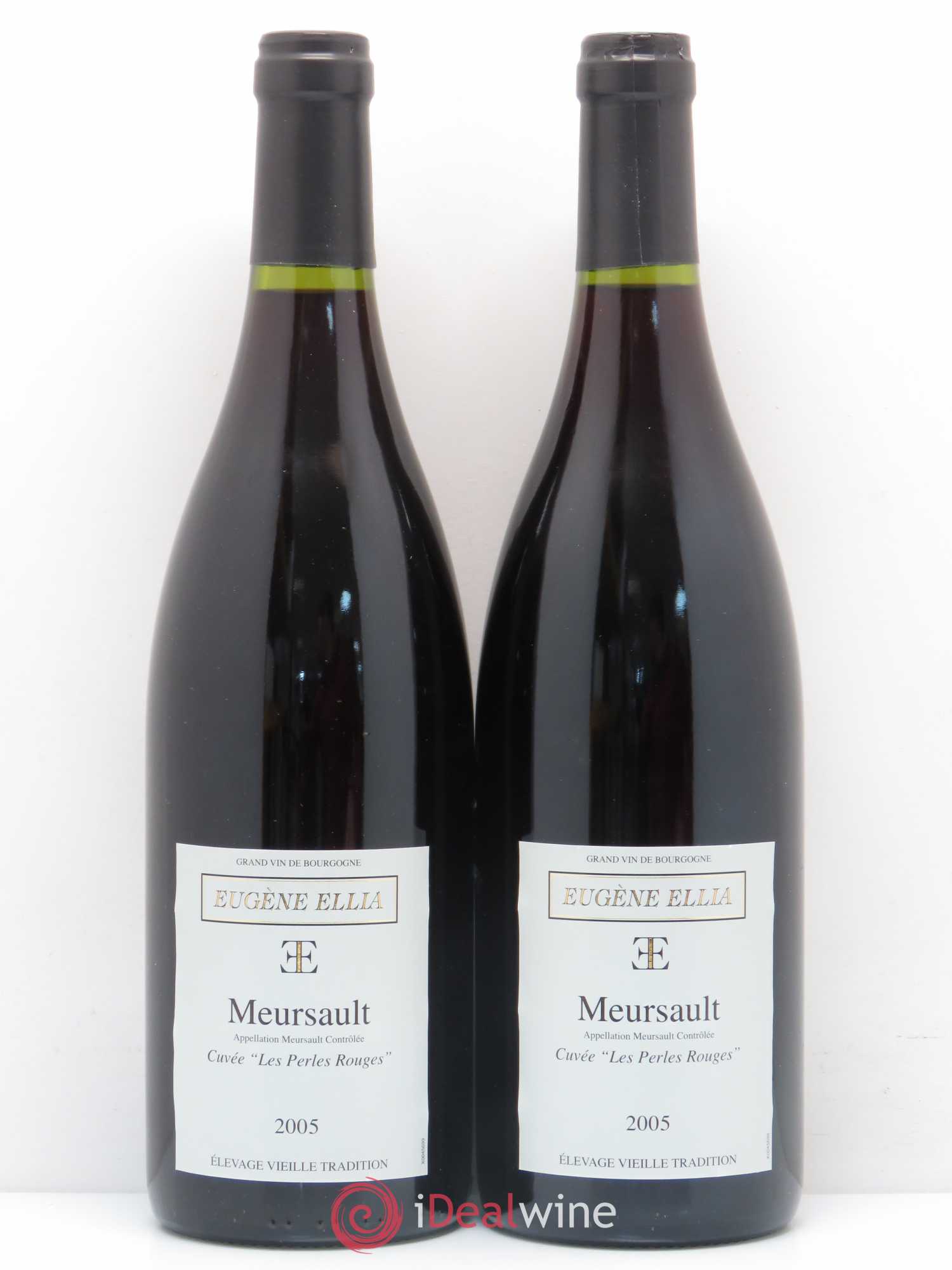 Meursault Perles Rouges Eugène Ellia 2005 - Posten von 2 Flaschen - 0