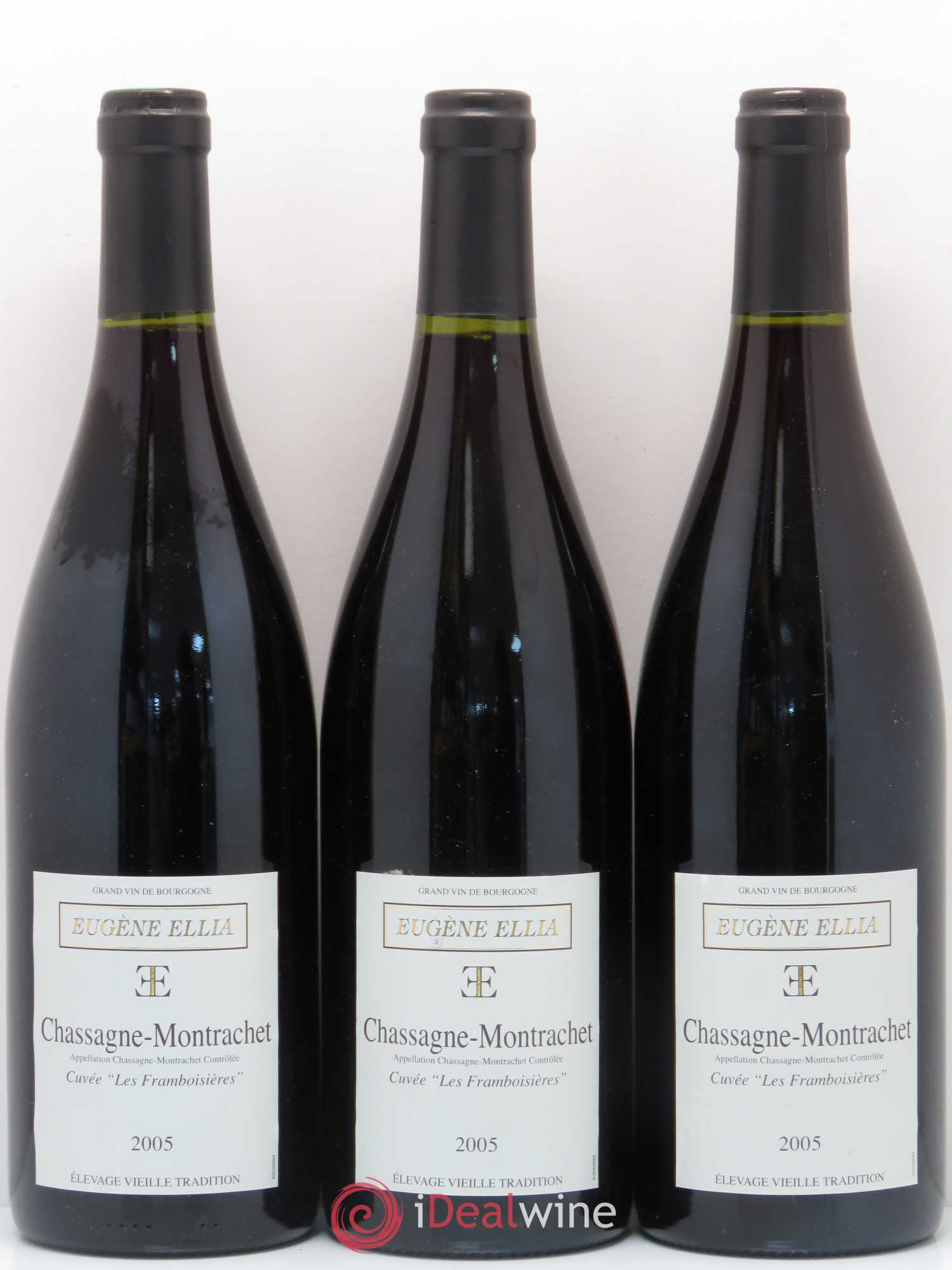 Chassagne-Montrachet Les Framboisières Eugène Ellia 2005 - Posten von 6 Flaschen - 1