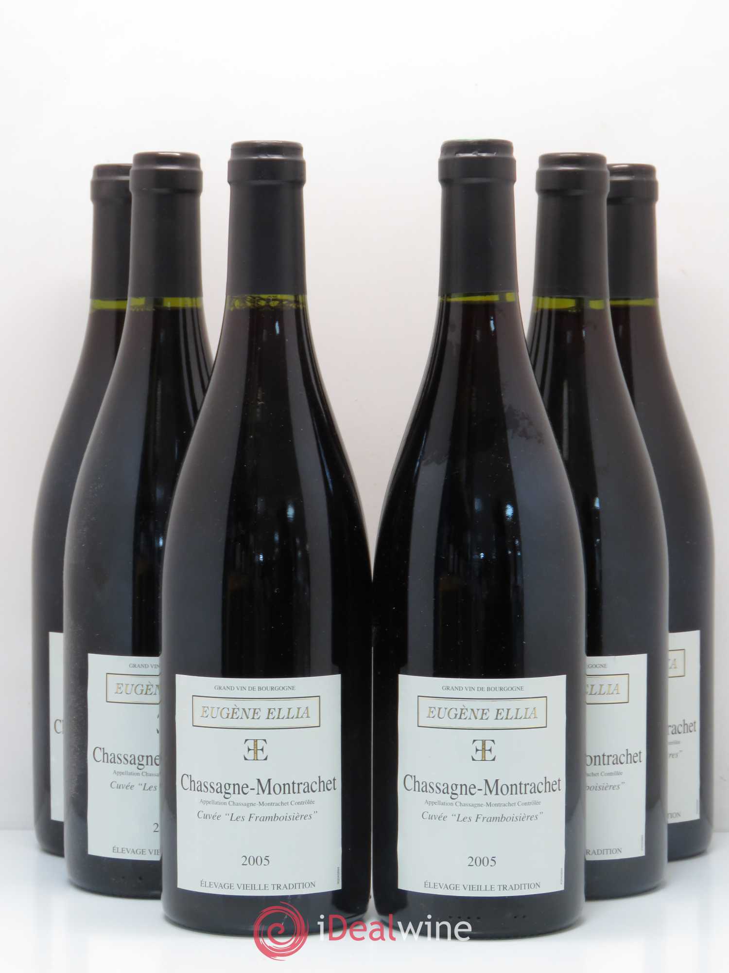 Chassagne-Montrachet Les Framboisières Eugène Ellia 2005 - Posten von 6 Flaschen - 0