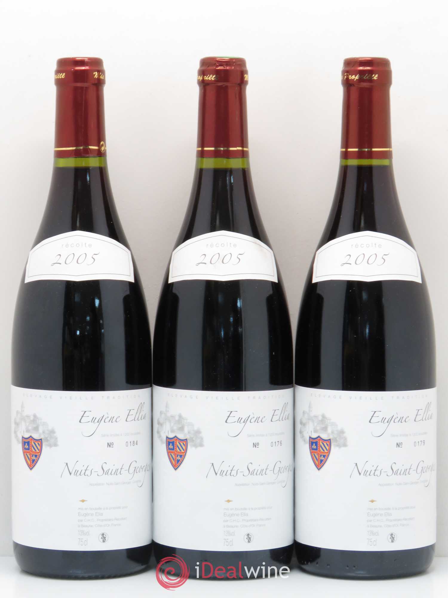 Nuits-Saint-Georges Eugène Ellia 2005 - Lot de 6 bouteilles - 1