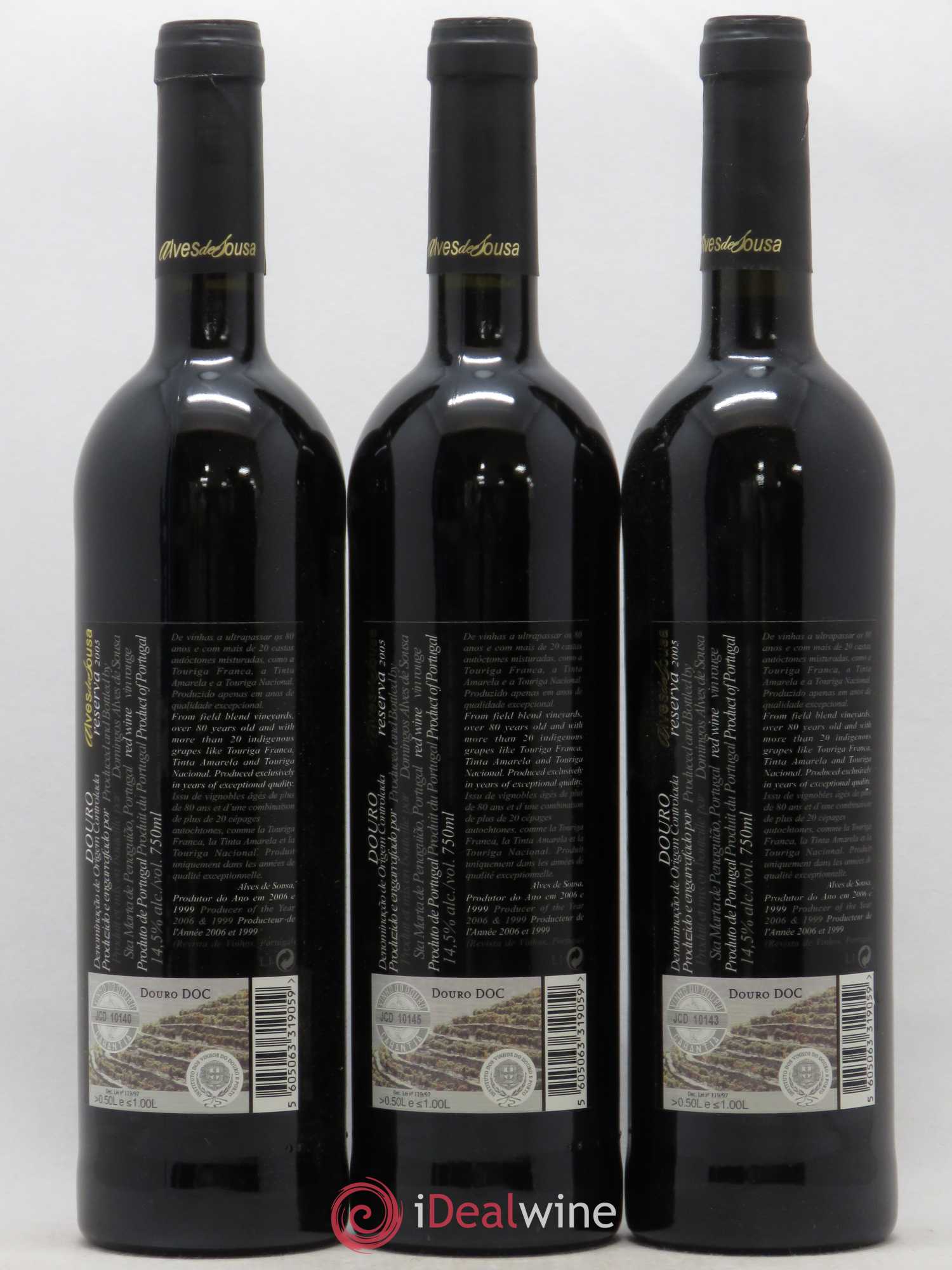 Douro Reserva Pessoal Domingos Alves de Sousa 2005 - Posten von 3 Flaschen - 1