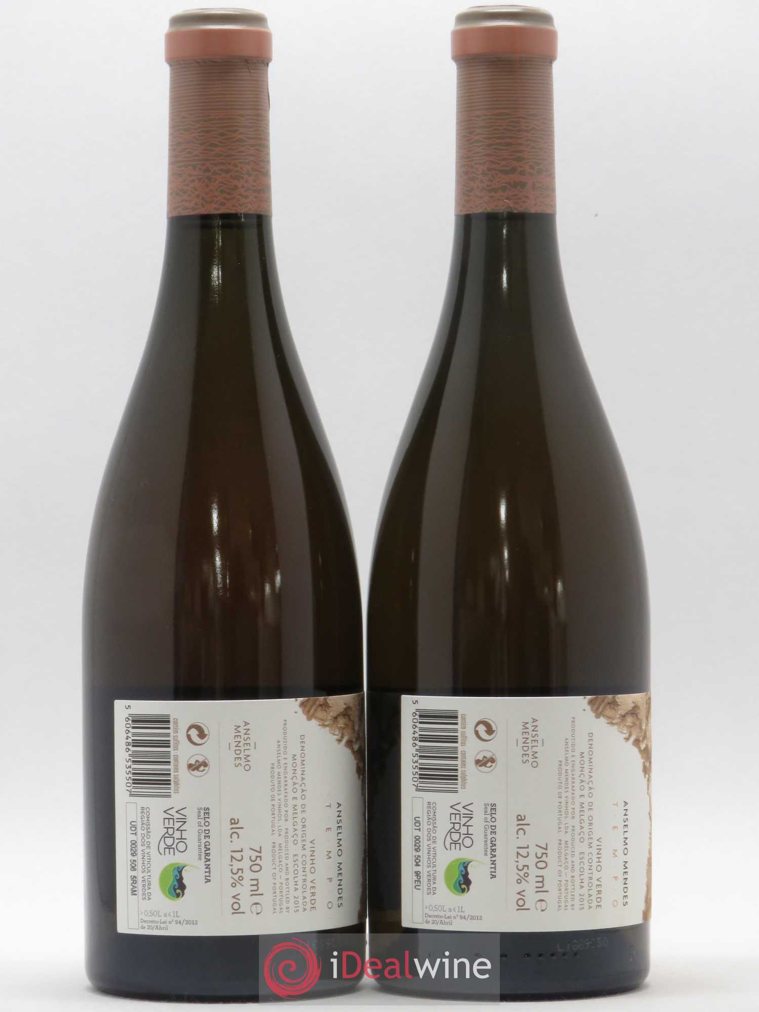 Portugal Vinho Verde Anselmo Mendes Vinhos Tempo 2015 - Posten von 2 Flaschen - 1