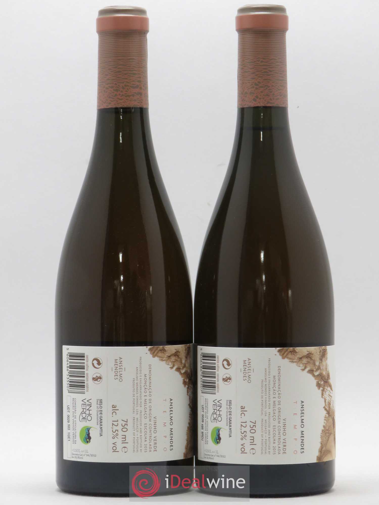 Portugal Vinho Verde Anselmo Mendes Vinhos Tempo 2015 - Posten von 2 Flaschen - 1