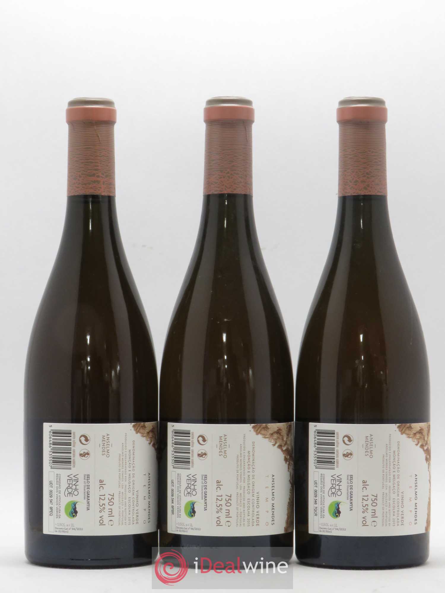 Portugal Vinho Verde Anselmo Mendes Vinhos Tempo 2015 - Posten von 3 Flaschen - 1