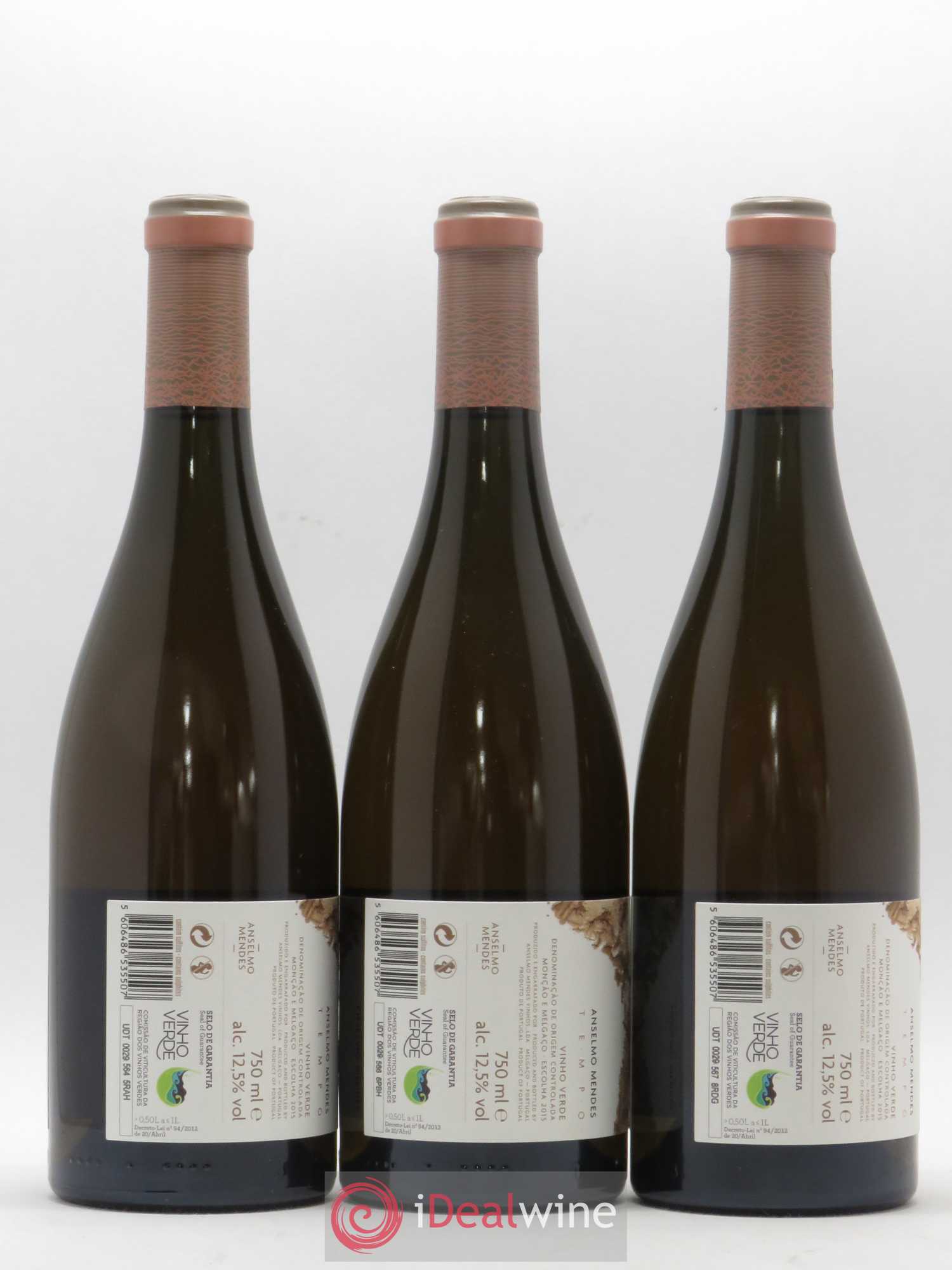 Portugal Vinho Verde Anselmo Mendes Vinhos Tempo 2015 - Posten von 3 Flaschen - 1