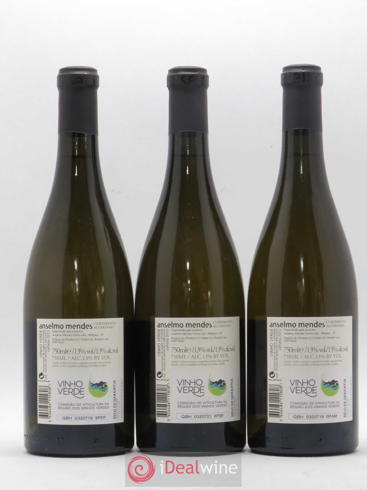 Portugal Vinho Verde Anselmo Mendes - Curtimenta 2012 - Posten von 3 Flaschen - 1