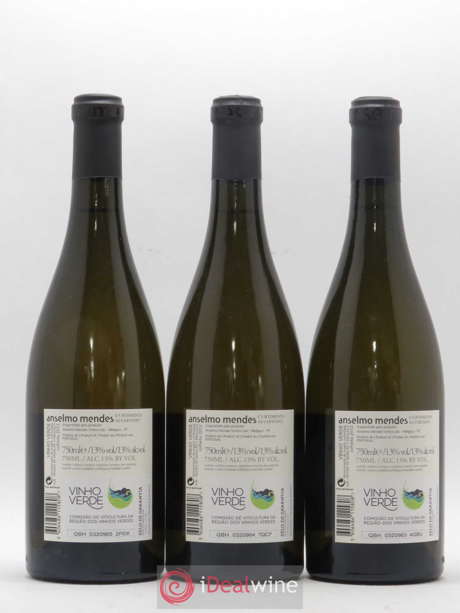 Portugal Vinho Verde Anselmo Mendes - Curtimenta 2012 - Posten von 3 Flaschen - 1