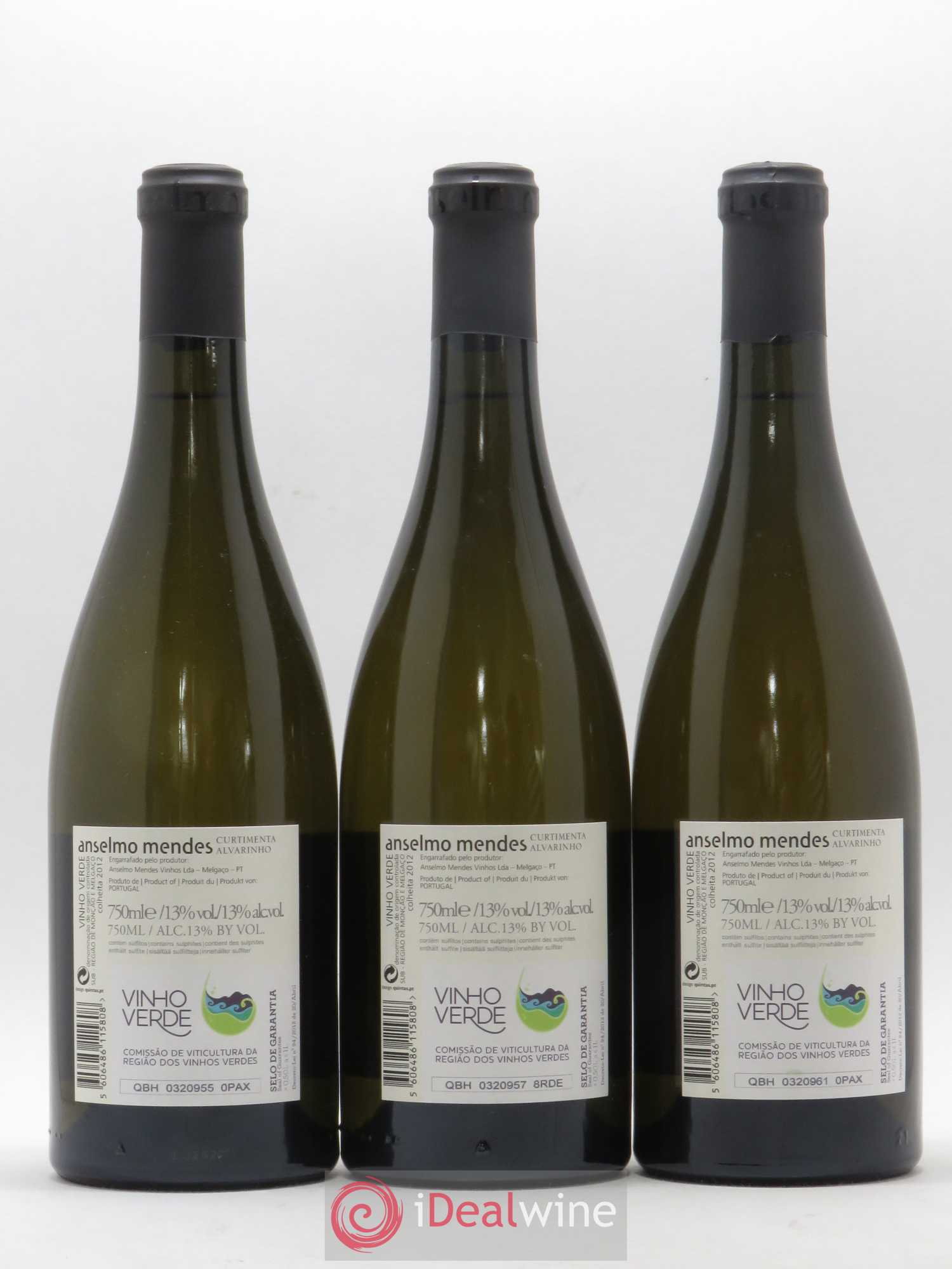 Portugal Vinho Verde Anselmo Mendes - Curtimenta 2012 - Posten von 3 Flaschen - 1