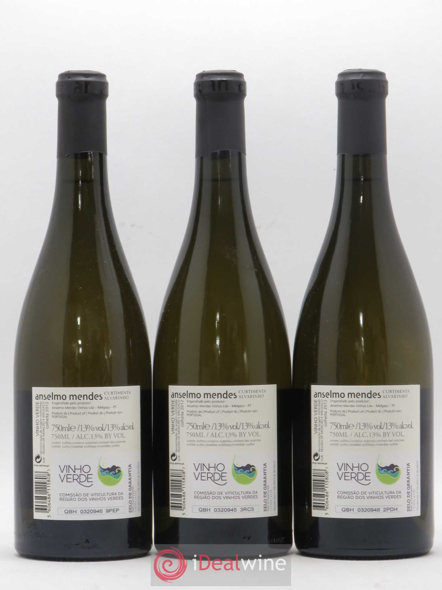 Portugal Vinho Verde Anselmo Mendes - Curtimenta 2012 - Posten von 3 Flaschen - 1