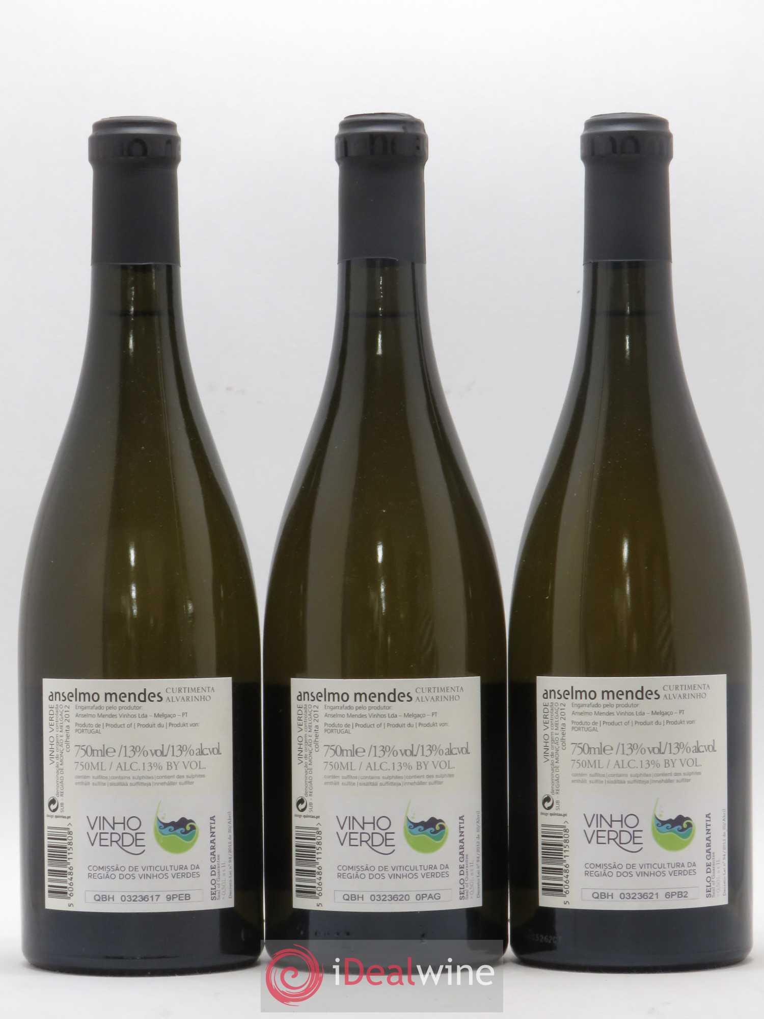Portugal Vinho Verde Anselmo Mendes - Curtimenta 2012 - Posten von 3 Flaschen - 1