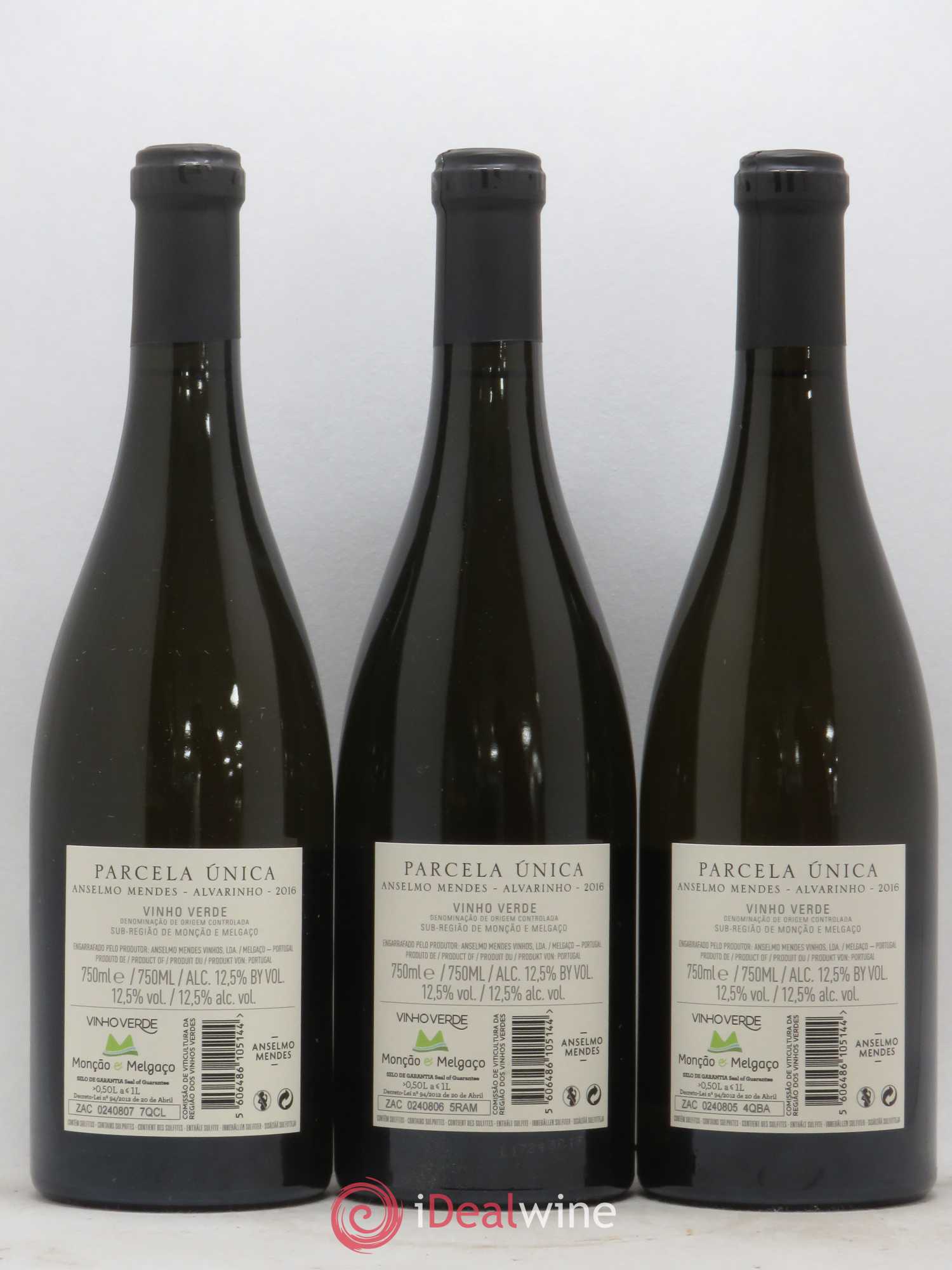 Portugal Vinho Verde Anselmo Mendes - Parcela Unica 2016 - Posten von 6 Flaschen - 2