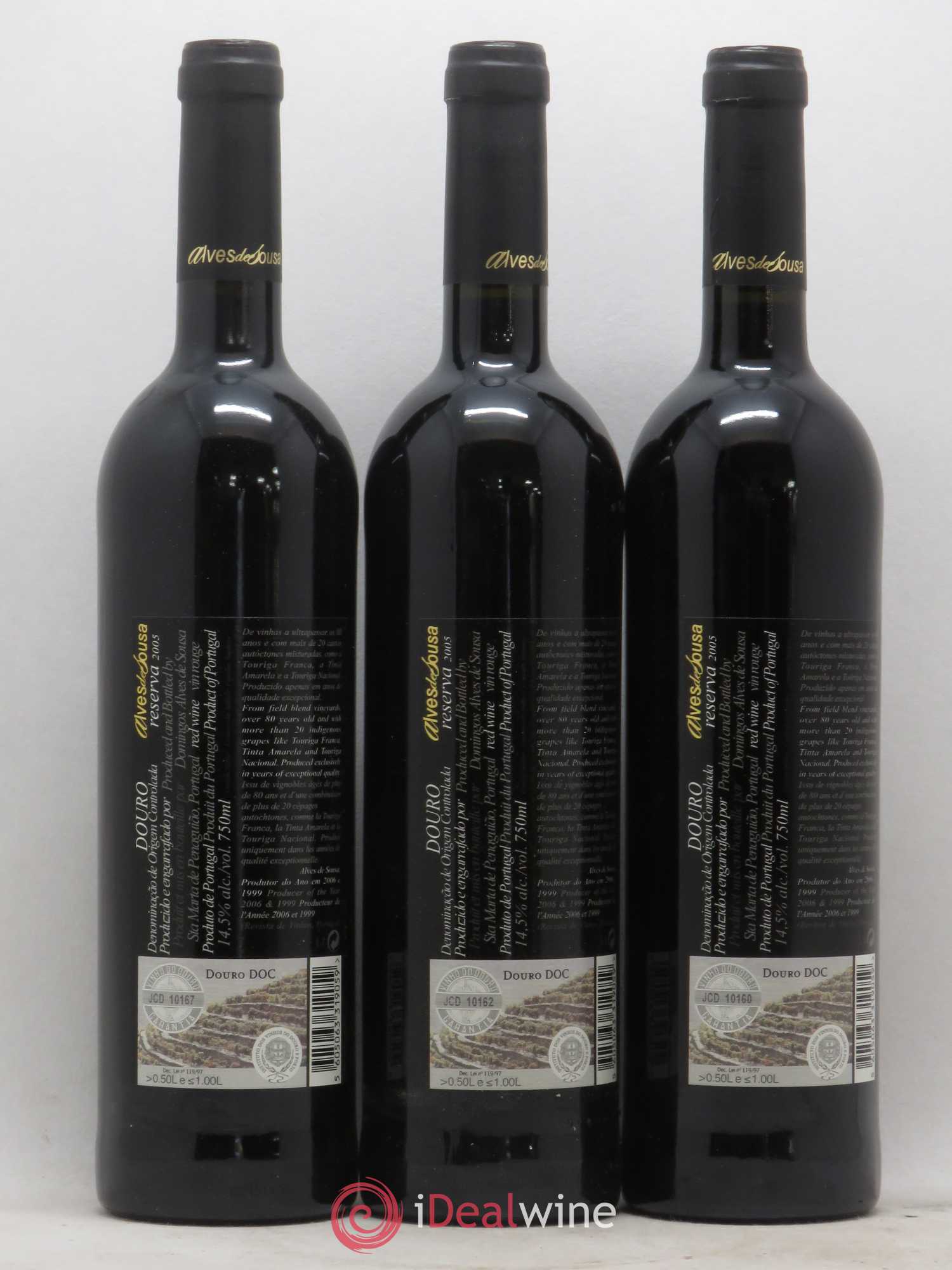 Douro Alves de Sousa - Reserva Pessoal 2005 - Posten von 3 Flaschen - 1