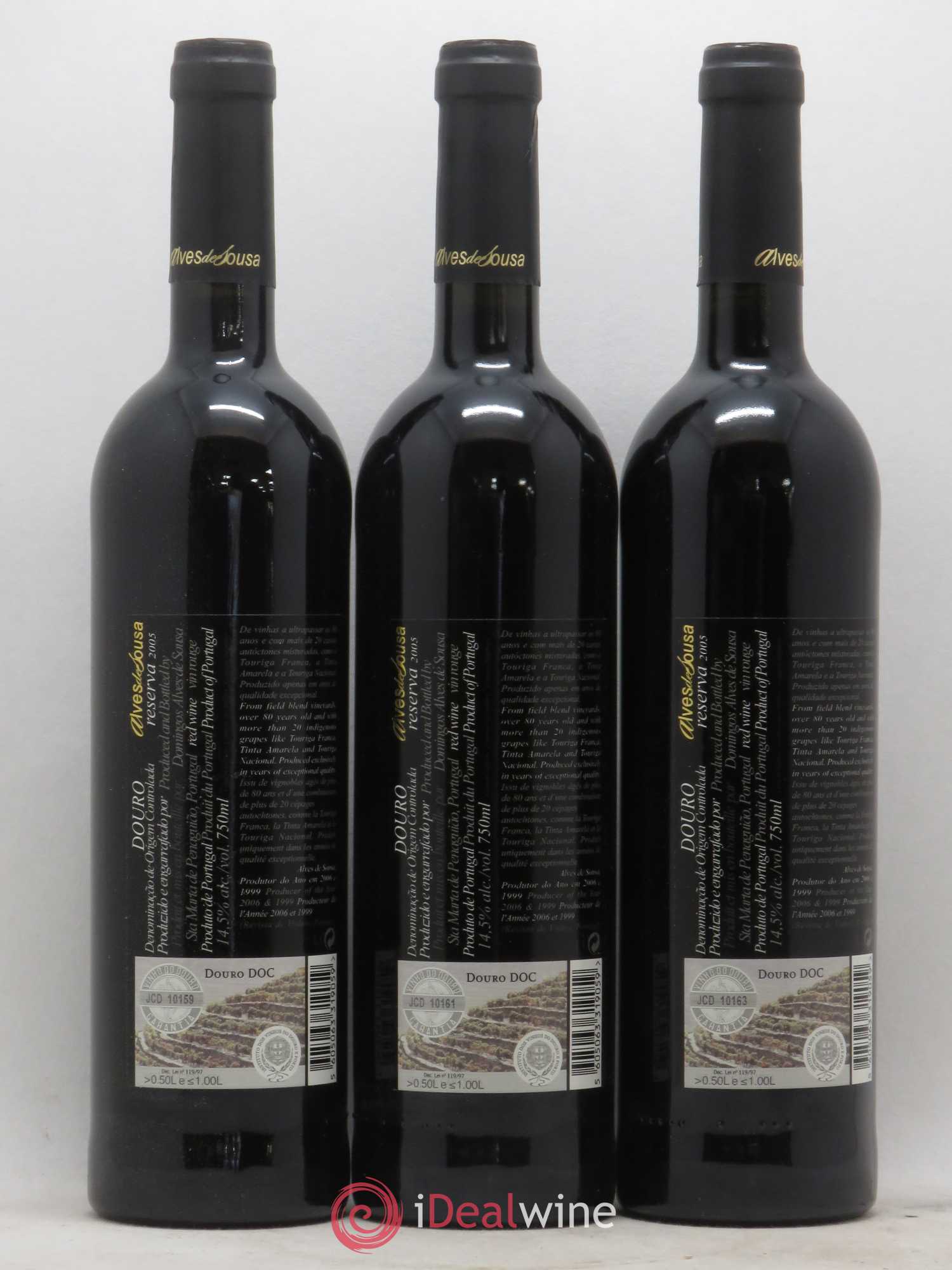 Douro Alves de Sousa - Reserva Pessoal 2005 - Posten von 3 Flaschen - 1