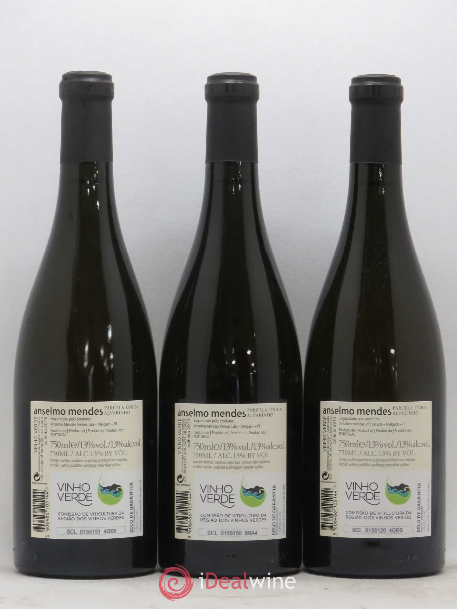 Portugal Vinho Verde Anselmo Mendes - Parcela Unica 2013 - Posten von 6 Flaschen - 2