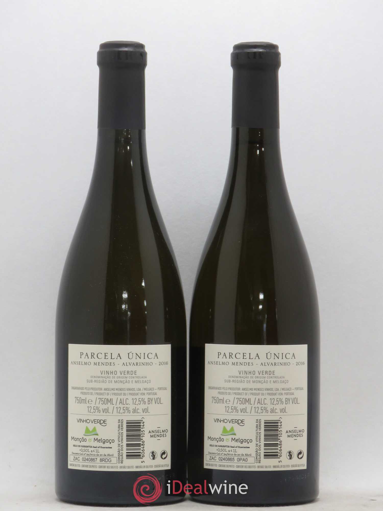 Portugal Vinho Verde Anselmo Mendes - Parcela Unica 2016 - Posten von 2 Flaschen - 1