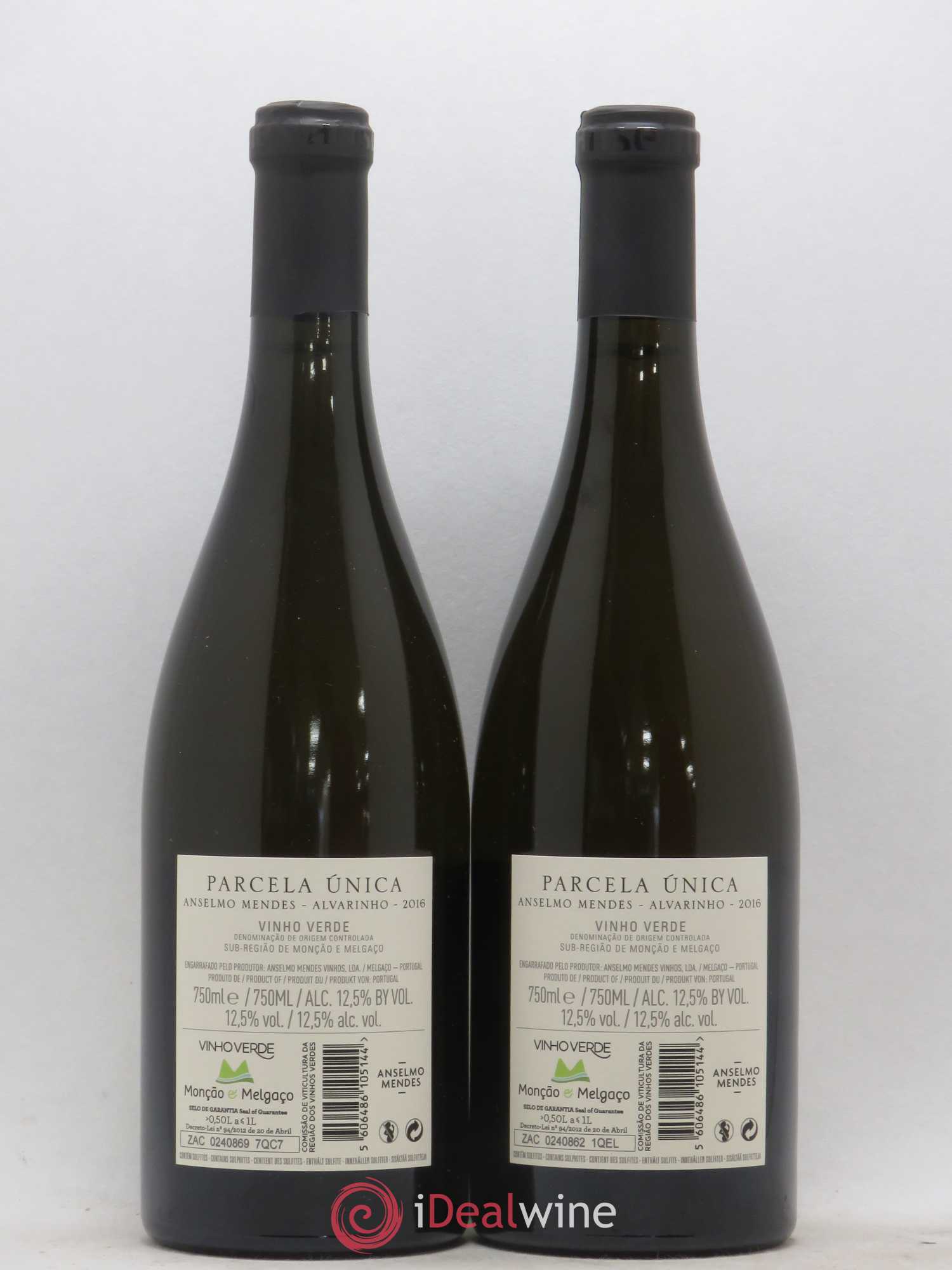 Portugal Vinho Verde Anselmo Mendes - Parcela Unica 2016 - Posten von 2 Flaschen - 1