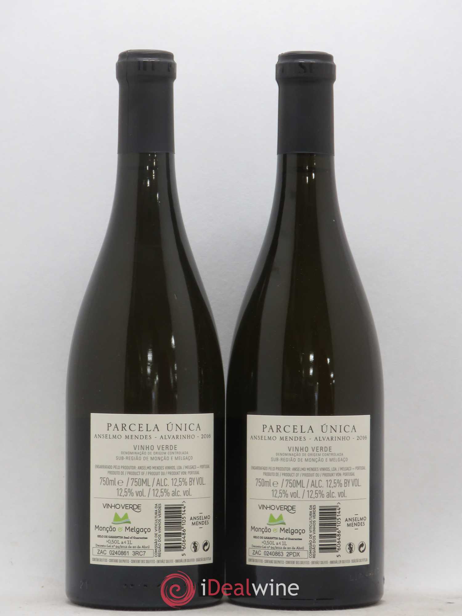 Portugal Vinho Verde Anselmo Mendes - Parcela Unica 2016 - Posten von 2 Flaschen - 1