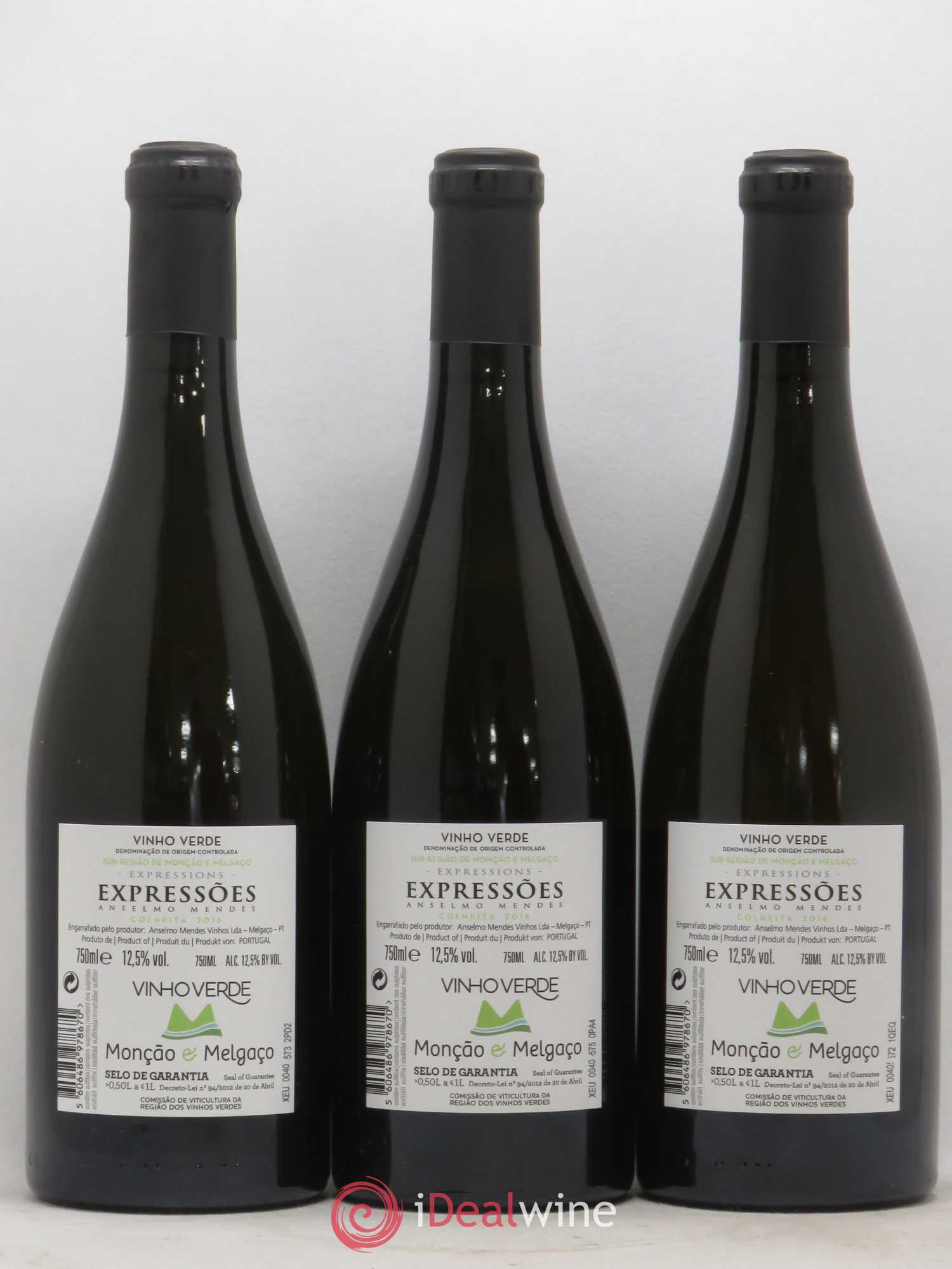 Portugal Vinho Verde Anselmo Mendes - Expressoes 2016 - Posten von 6 Flaschen - 2