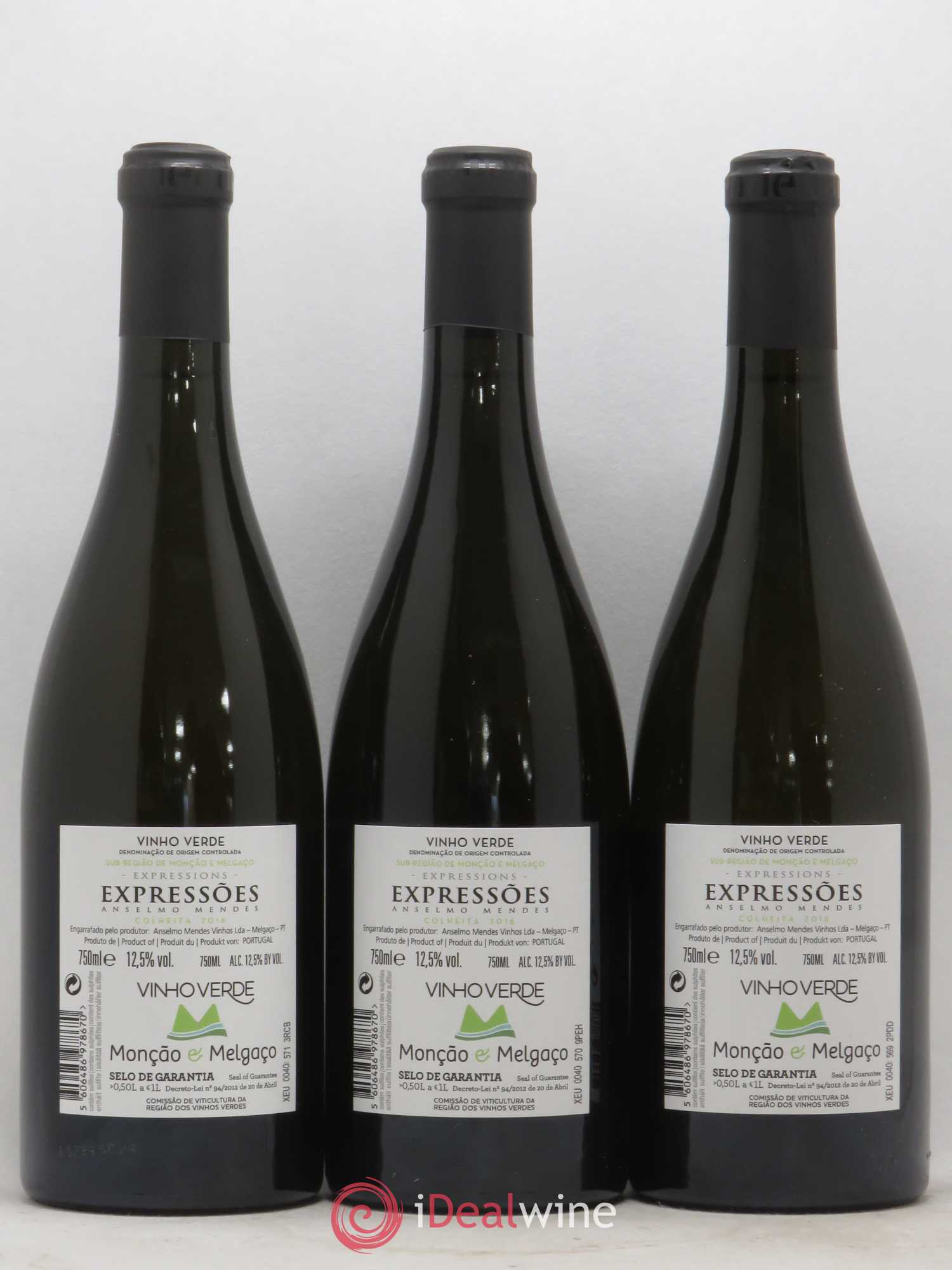 Portugal Vinho Verde Anselmo Mendes - Expressoes 2016 - Posten von 6 Flaschen - 4