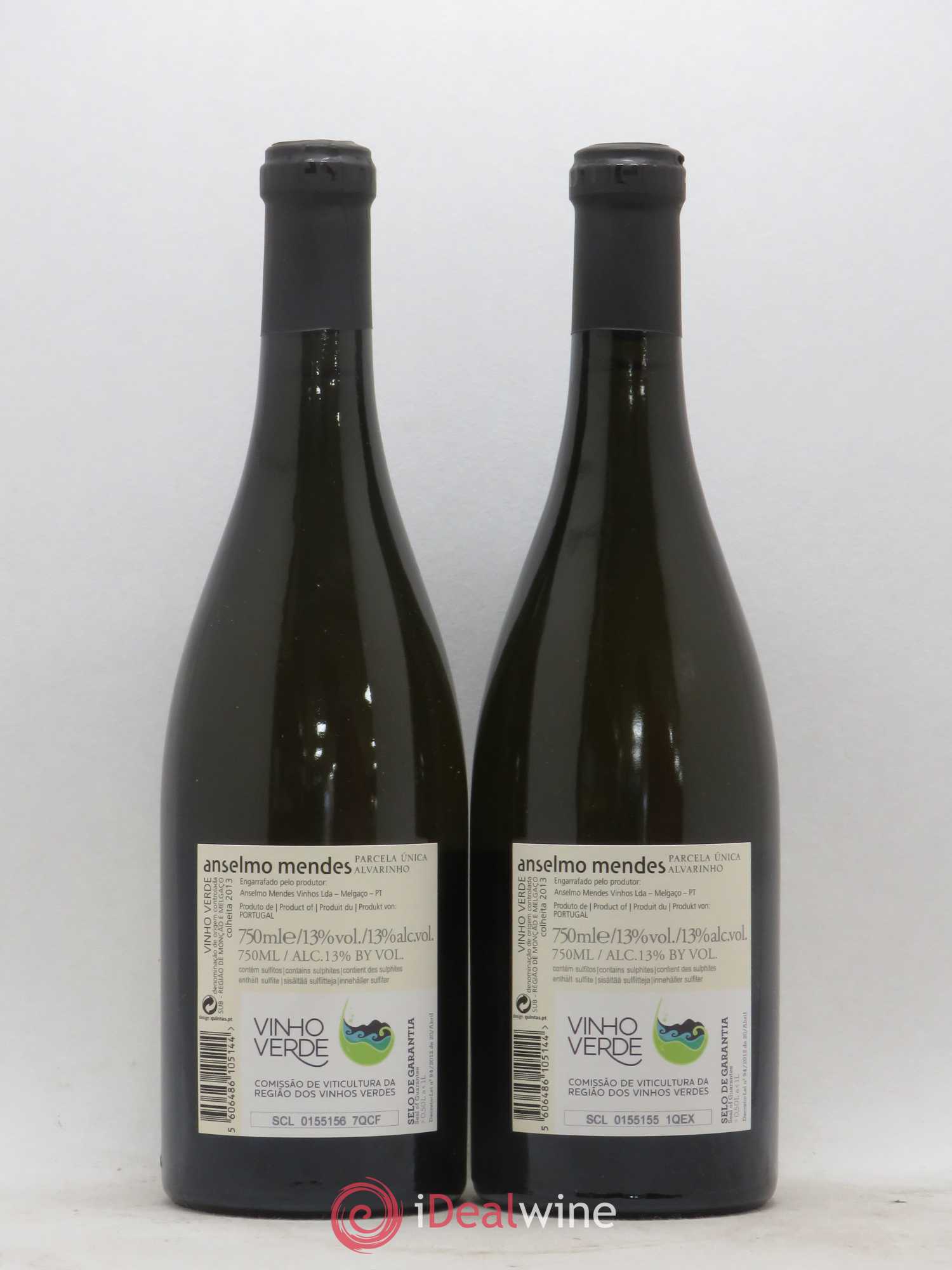 Portugal Vinho Verde Anselmo Mendes  - Parcela Unica 2013 - Posten von 2 Flaschen - 1