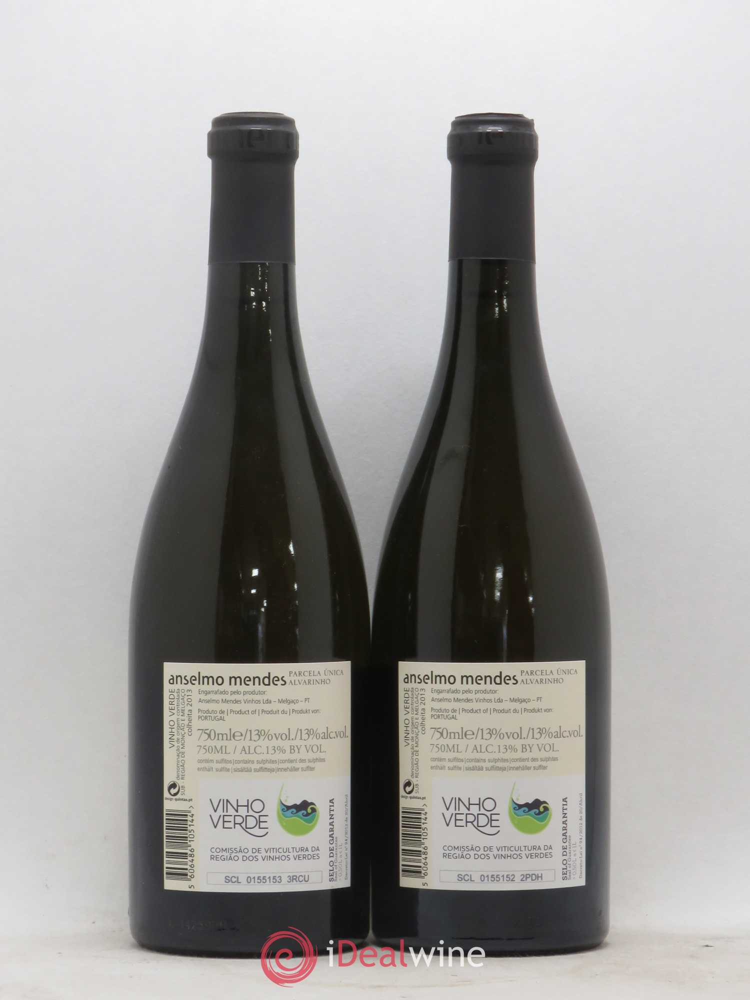 Portugal Vinho Verde Anselmo Mendes  - Parcela Unica 2013 - Posten von 2 Flaschen - 1
