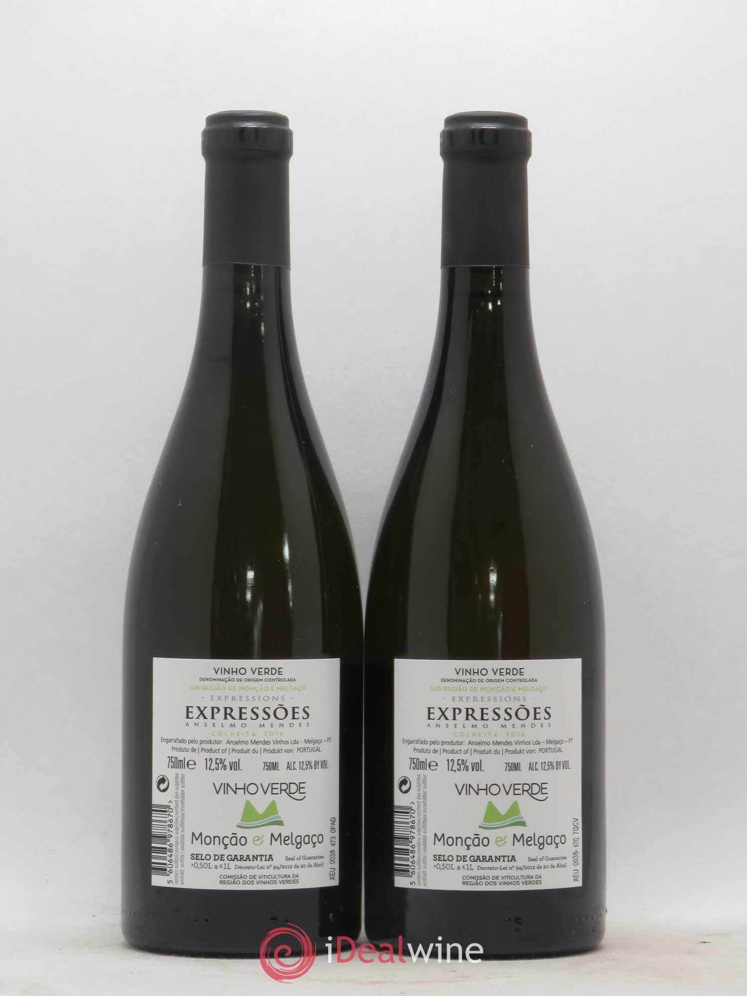 Portugal Vinho Verde Anselmo Mendes - Expressoes 2016 - Posten von 2 Flaschen - 1