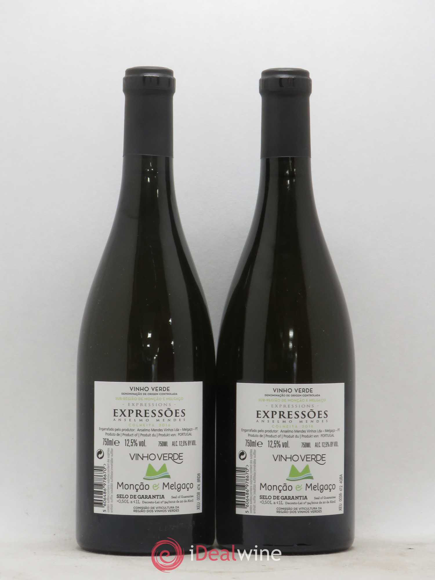 Portugal Vinho Verde Anselmo Mendes - Expressoes 2016 - Posten von 2 Flaschen - 1