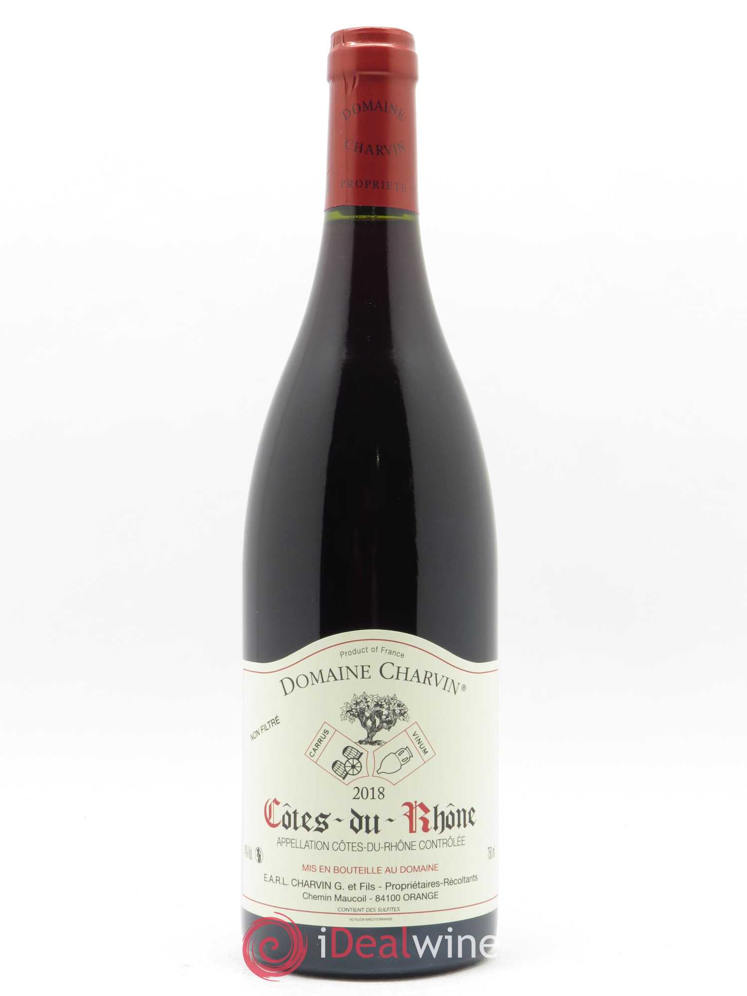 Côtes-du-Rhône Charvin (Domaine) 2018 - Lot de 1 bouteille - 0