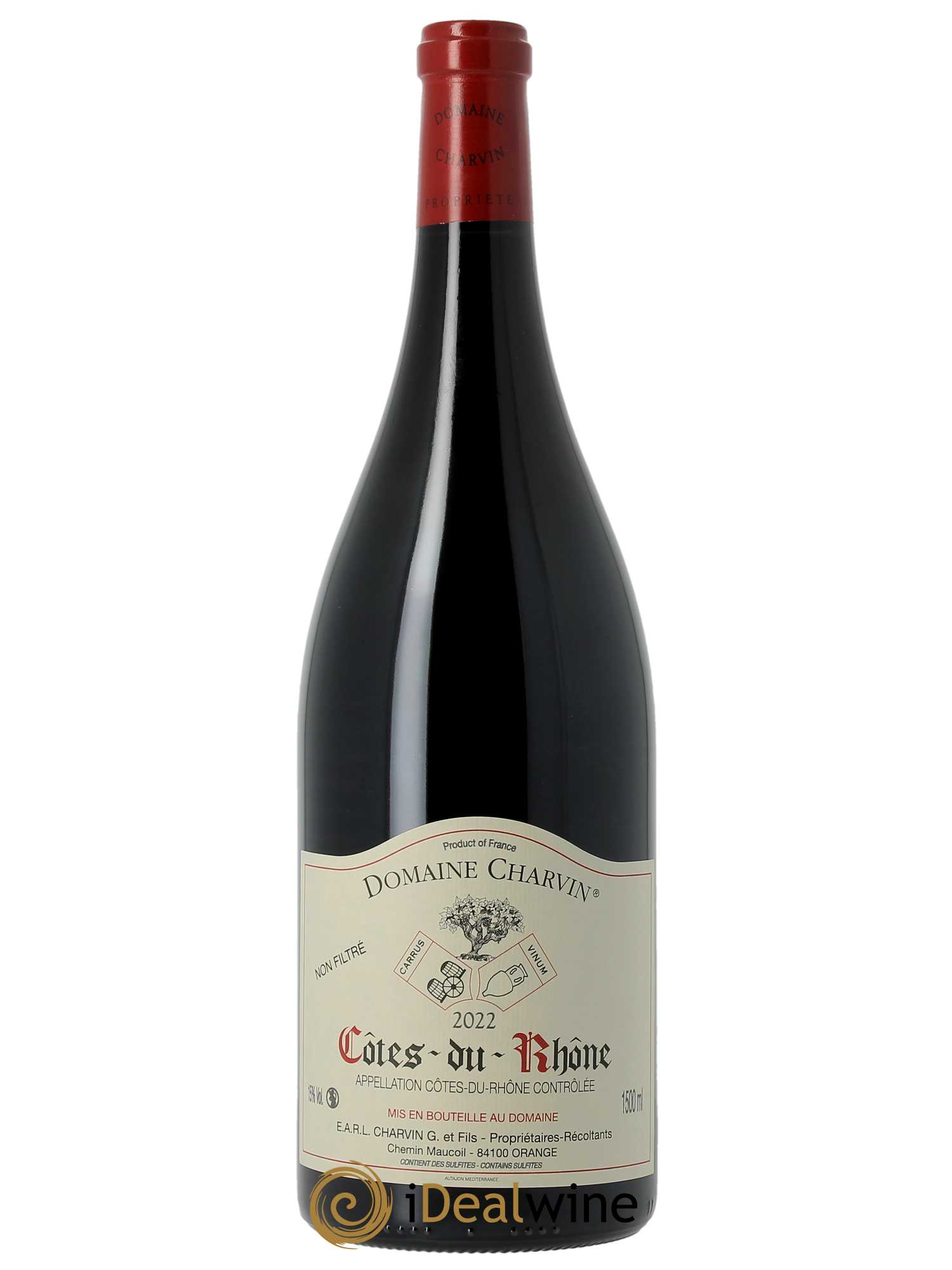 Côtes-du-Rhône Charvin (Domaine) 2022 - Lot of 1 magnum - 0