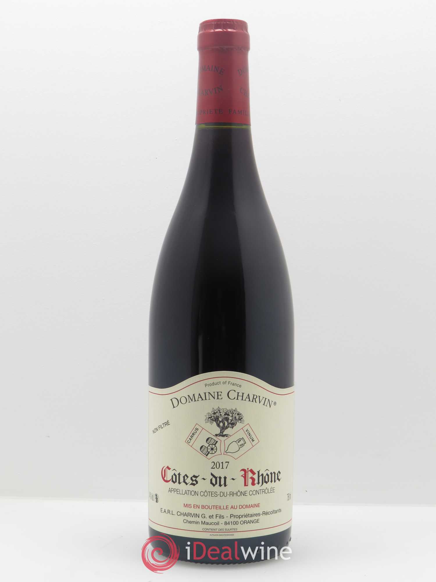 Côtes-du-Rhône Charvin (Domaine) 2017 - Lot de 1 bouteille - 0