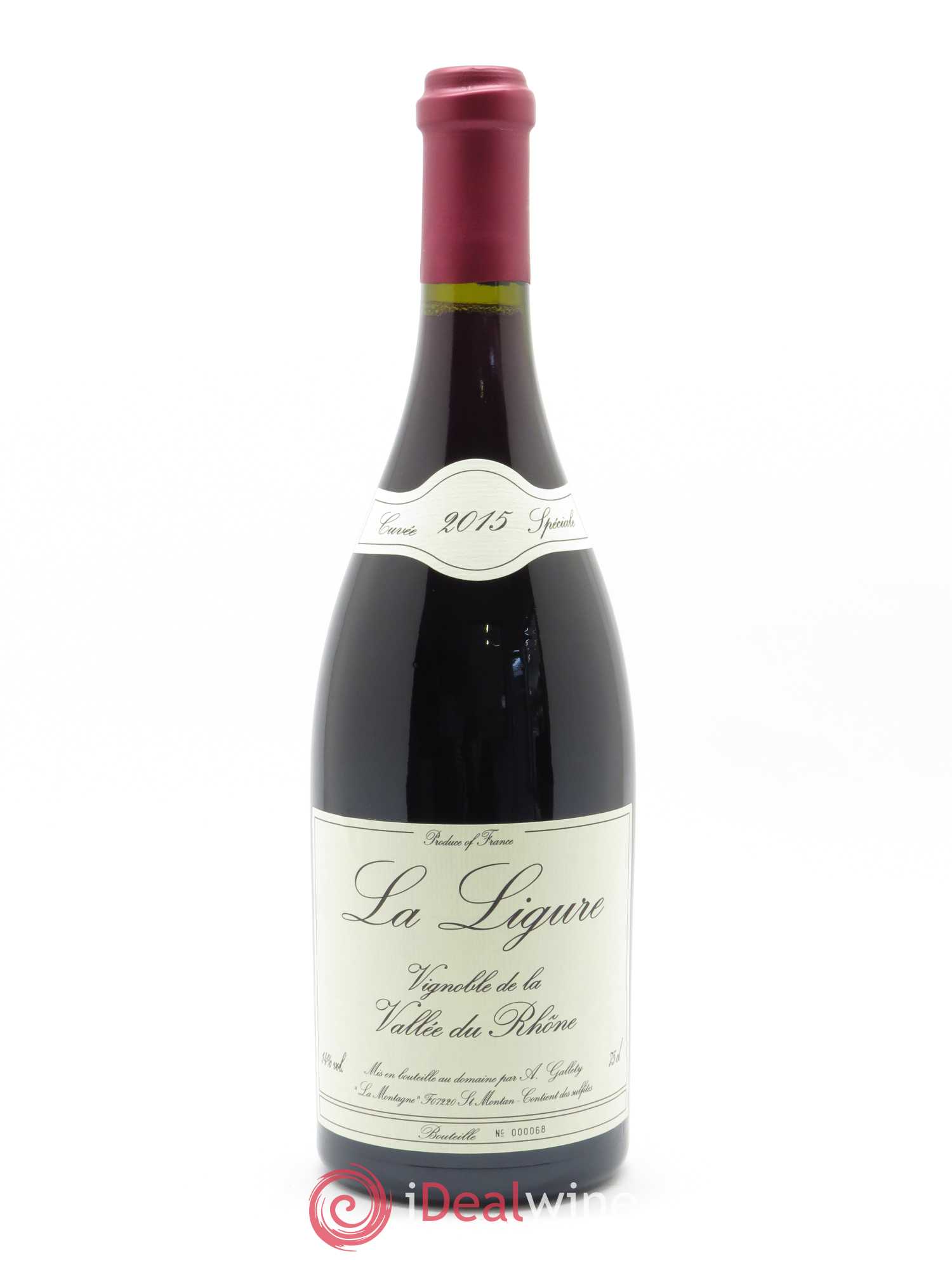 Côtes du Vivarais La Ligure Gallety (Domaine) 2015 - Lot de 1 bouteille - 0