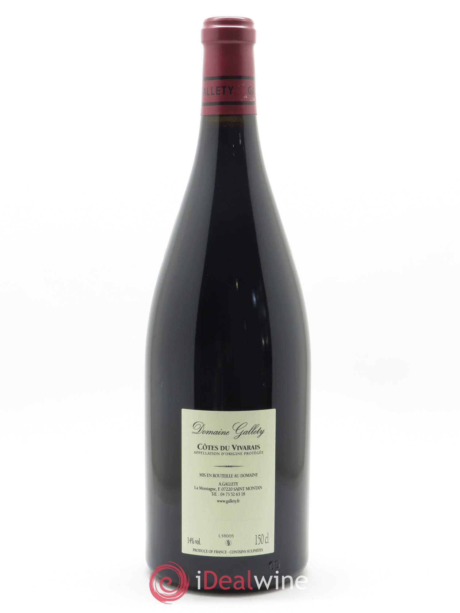 Côtes du Vivarais La Syrare Gallety (Domaine) 2016 - Lot de 1 magnum - 1