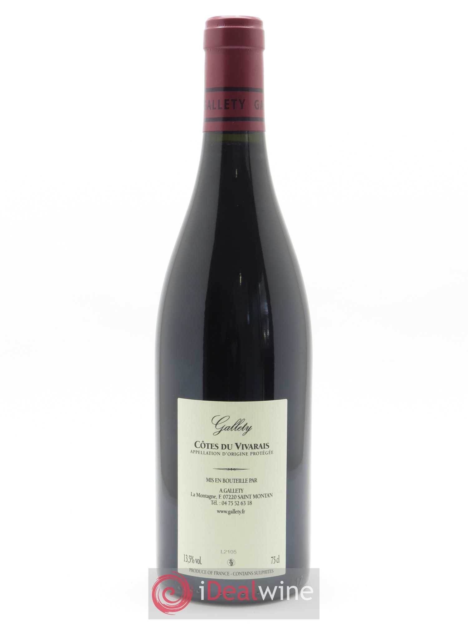 Côtes du Vivarais Gallety (Domaine) 2018 - Lot de 1 bouteille - 1