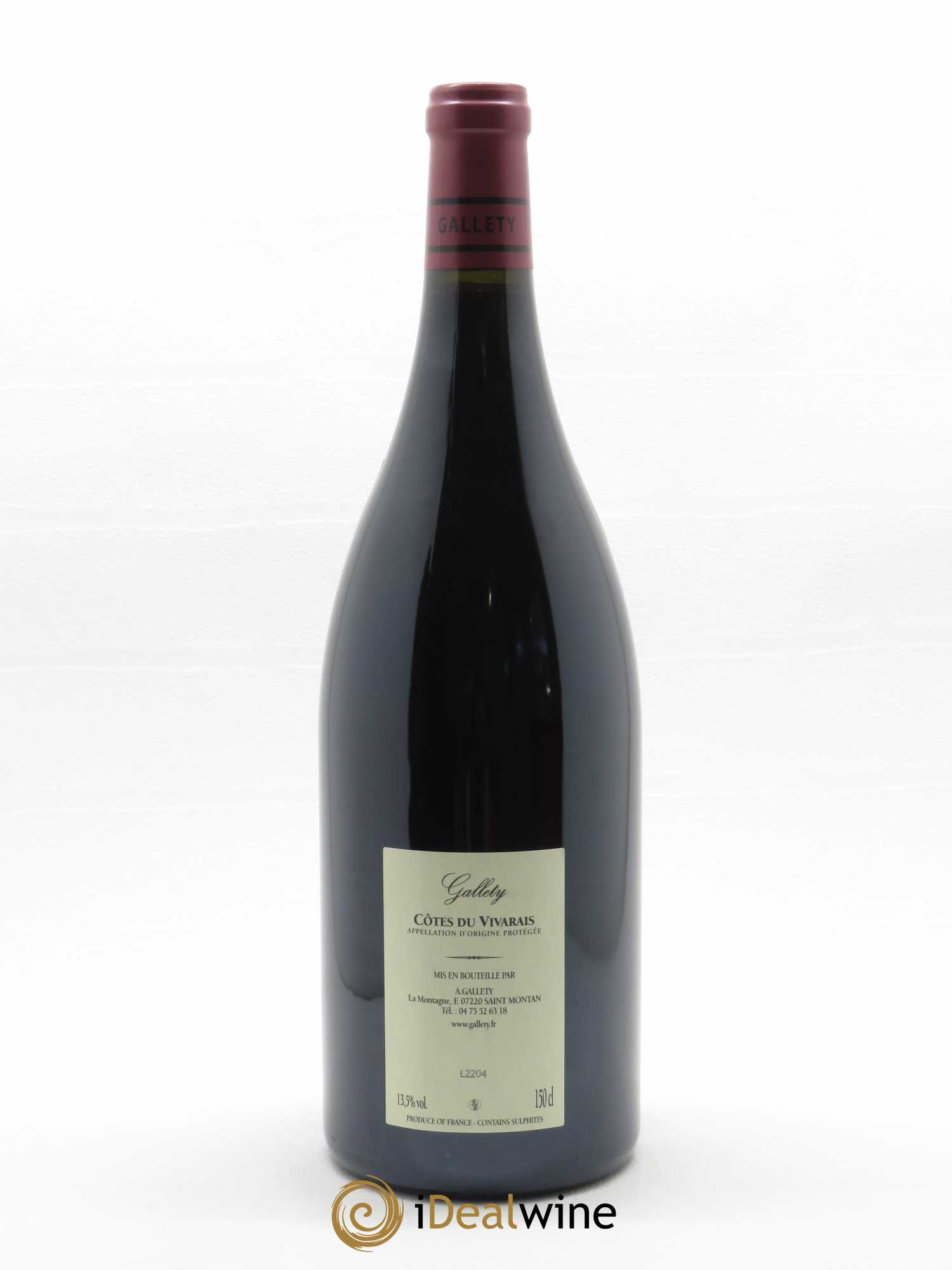 Côtes du Vivarais La Syrare Gallety (Domaine) 2019 - Lot of 1 magnum - 1