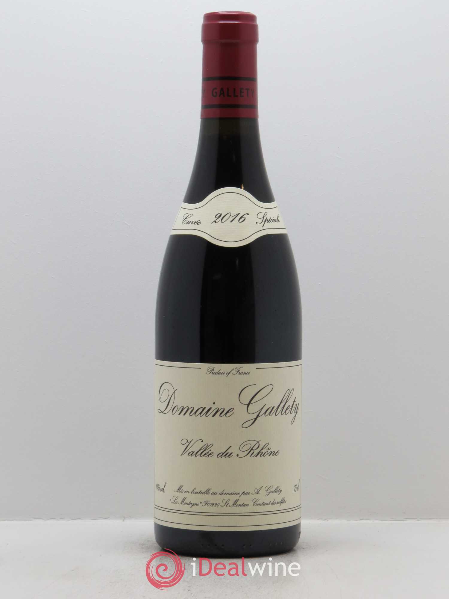 Côtes du Vivarais Gallety (Domaine) 2016 - Lot de 1 bouteille - 0